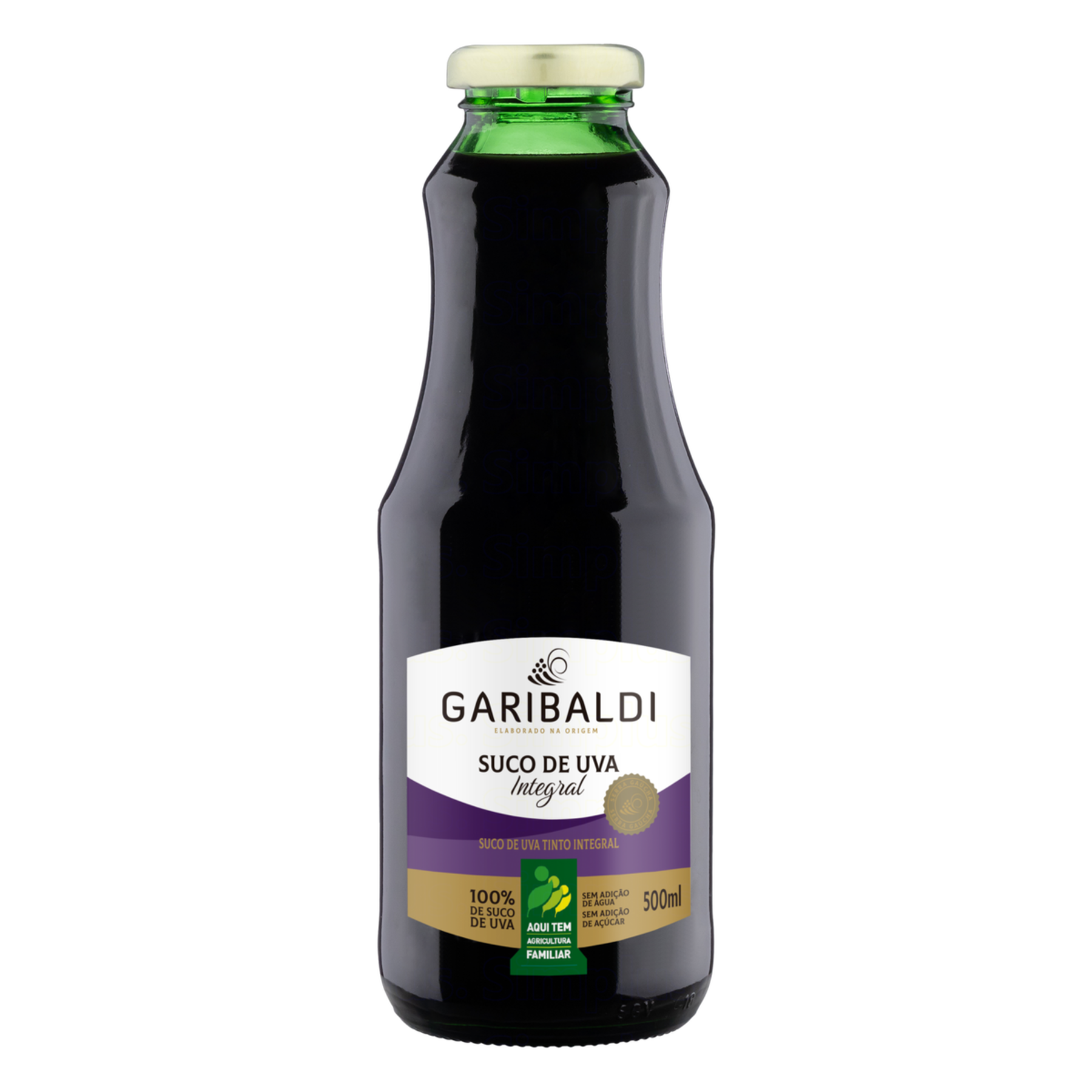 Suco Integral Uva Tinto Garibaldi Garrafa 500ml