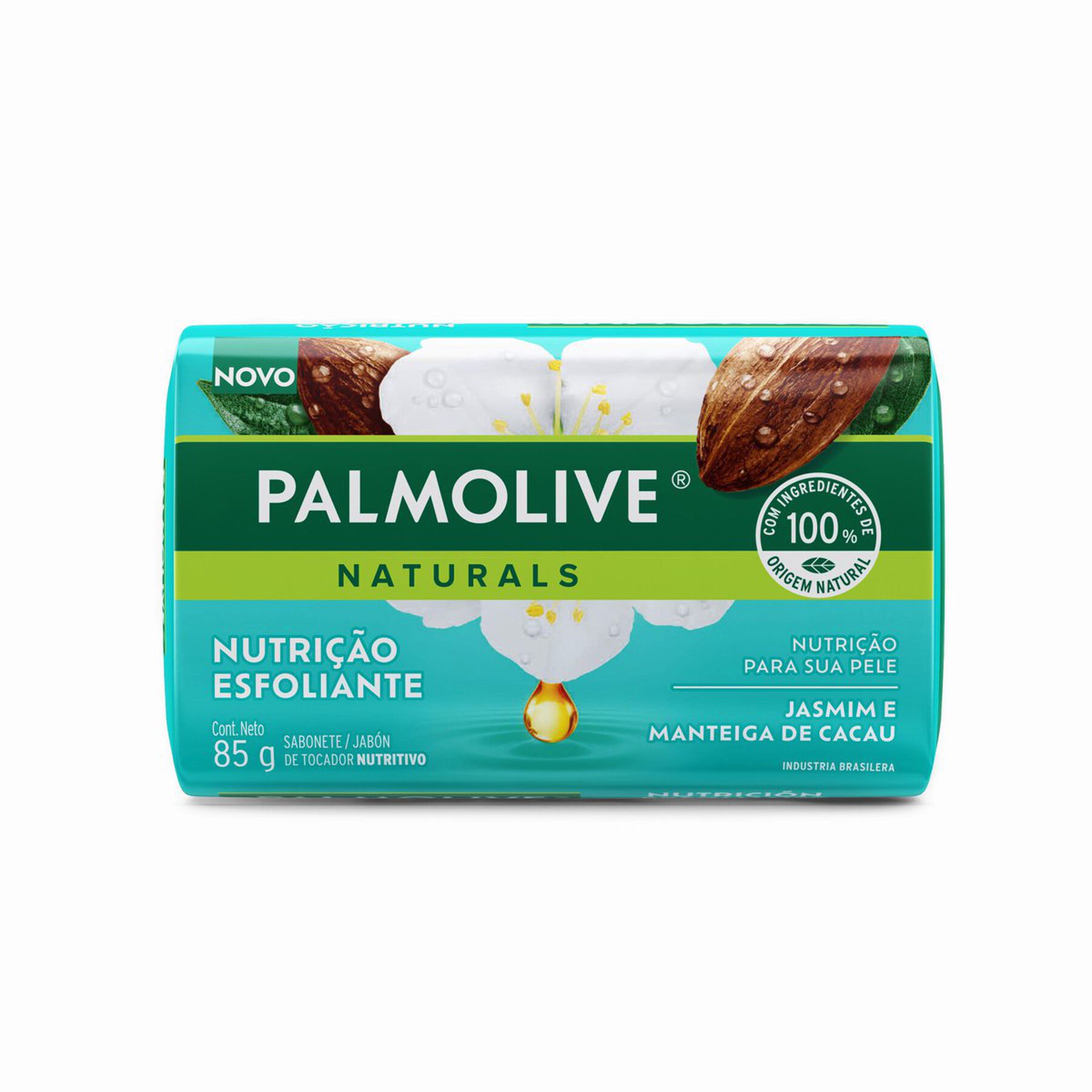 Sabonete em Barra Esfoliação Delicada Palmolive Naturals Cartucho 85g