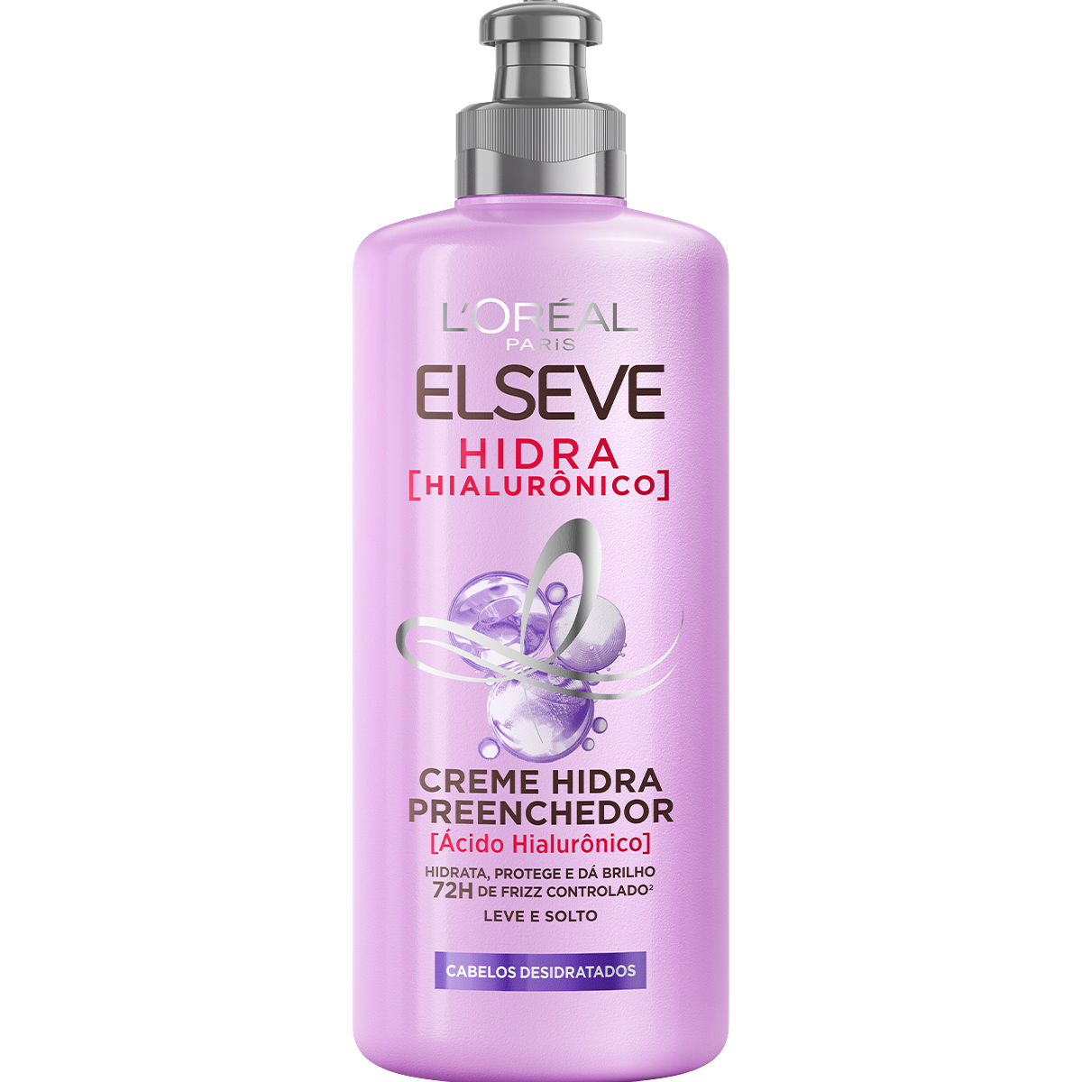 Creme para Pentear Hidra Hialur&ocirc;nico Elseve L'Or&eacute;al Paris Frasco 250ml