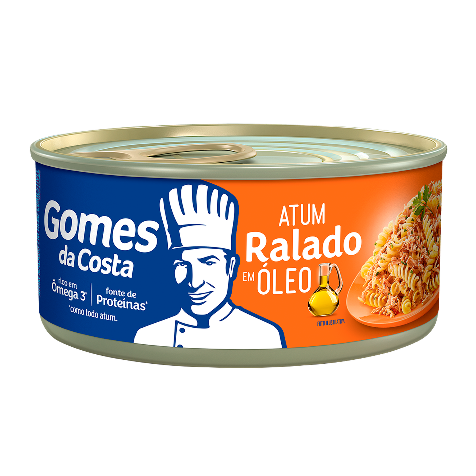 Atum Ralado em Óleo Gomes da Costa Lata 170g