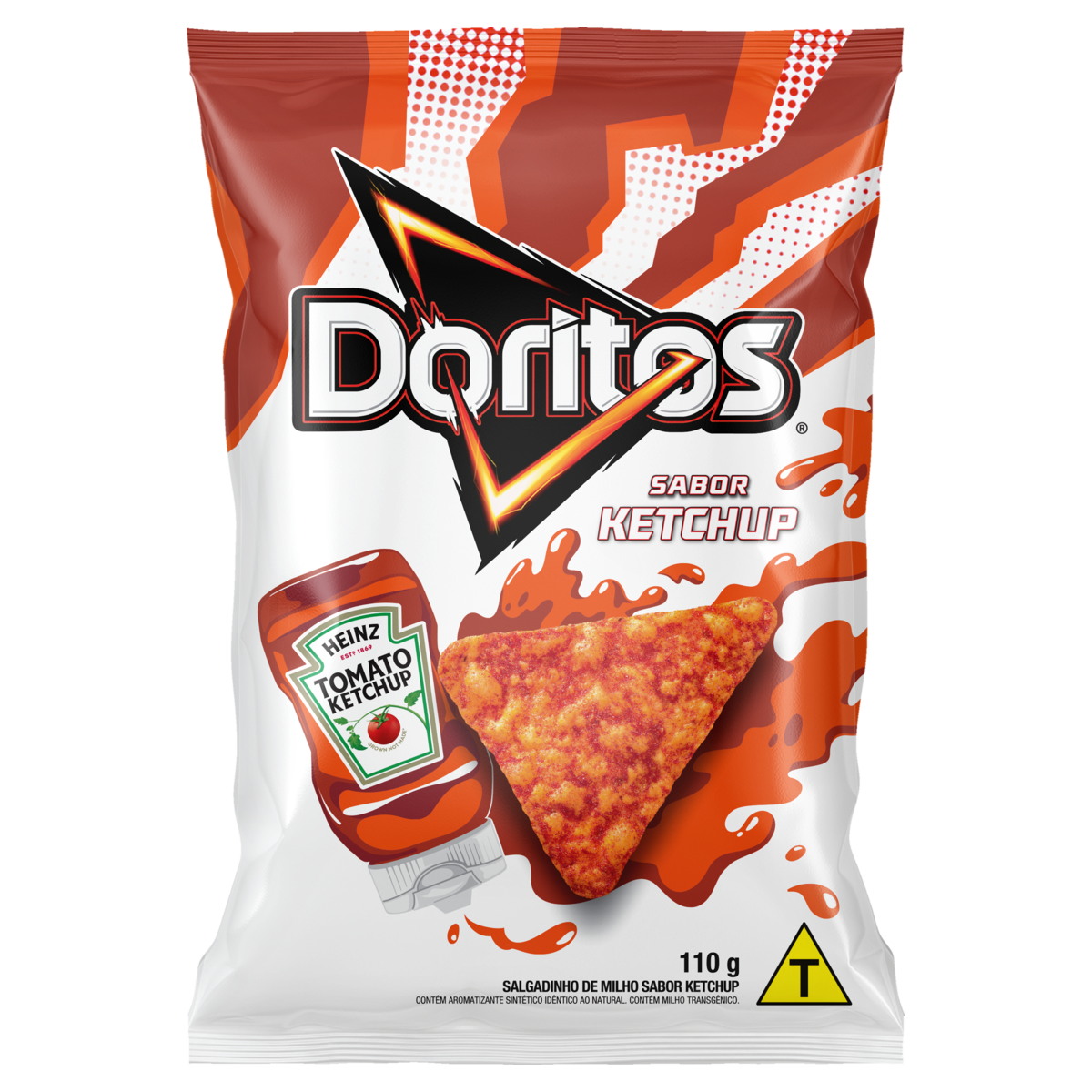 Salgadinho de Milho Ketchup Doritos Pacote 110g