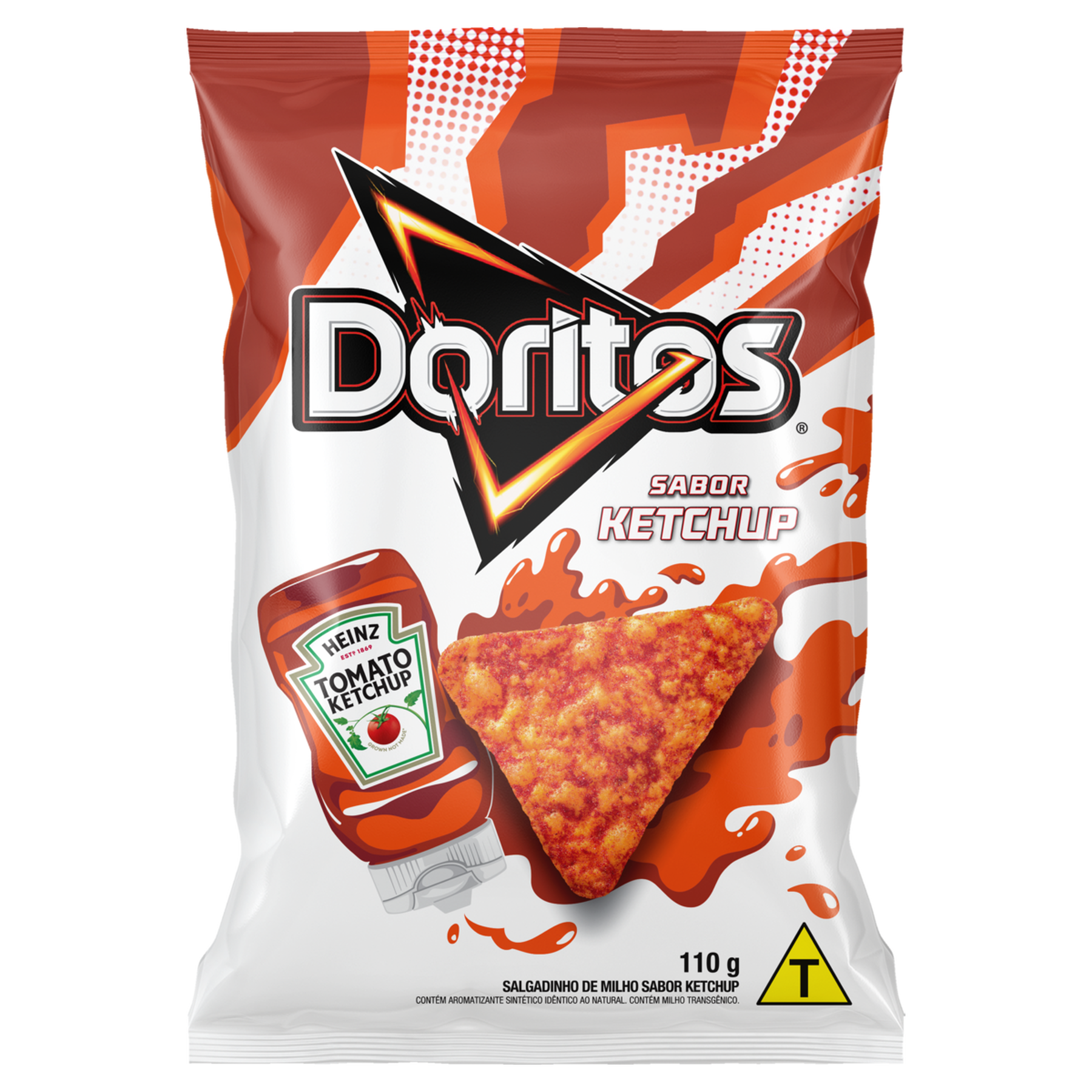 Salgadinho de Milho Ketchup Doritos Pacote 110g