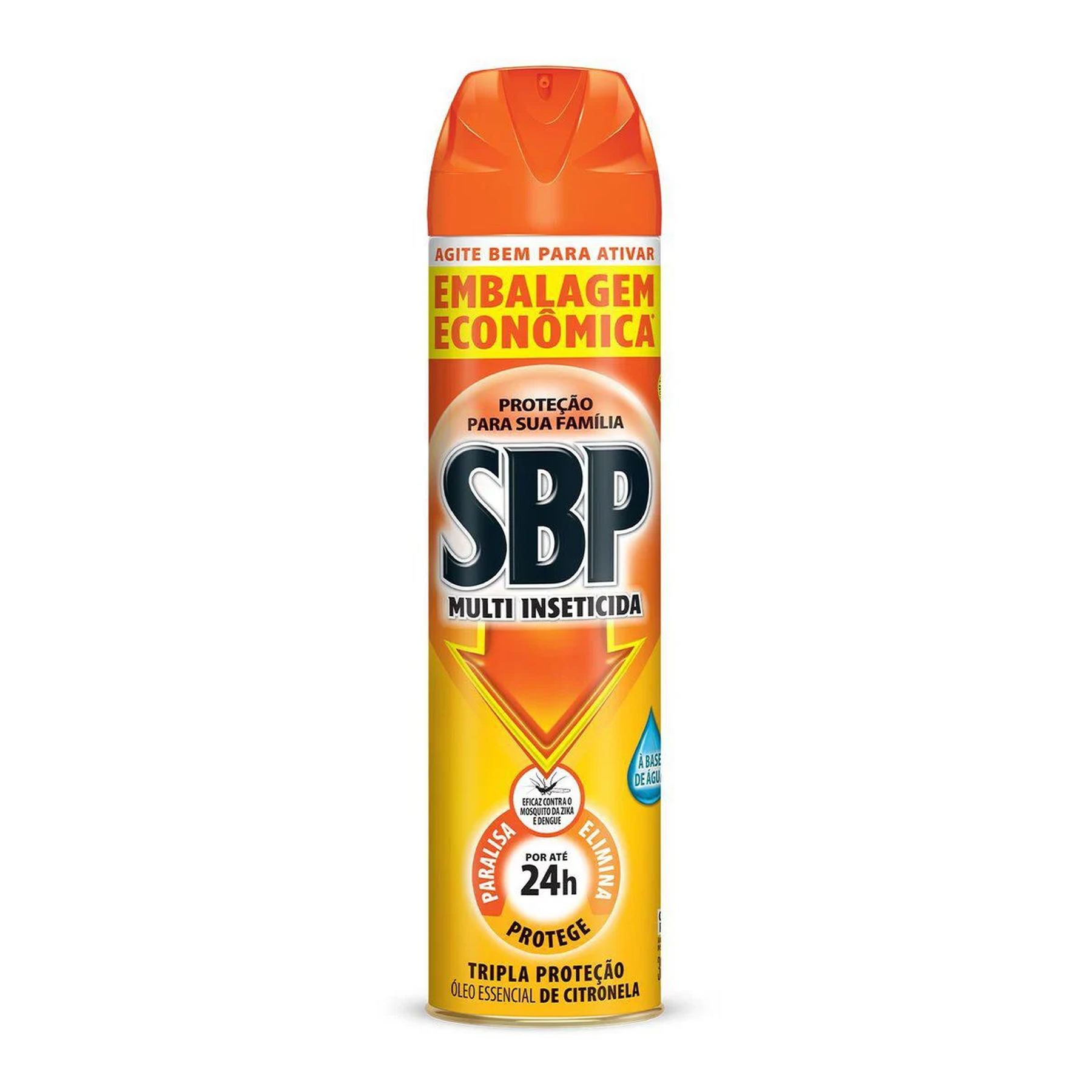 Multi-Inseticida Aerossol &Oacute;leo de Citronela SBP Frasco 380ml Embalagem Econ&ocirc;mica&nbsp;