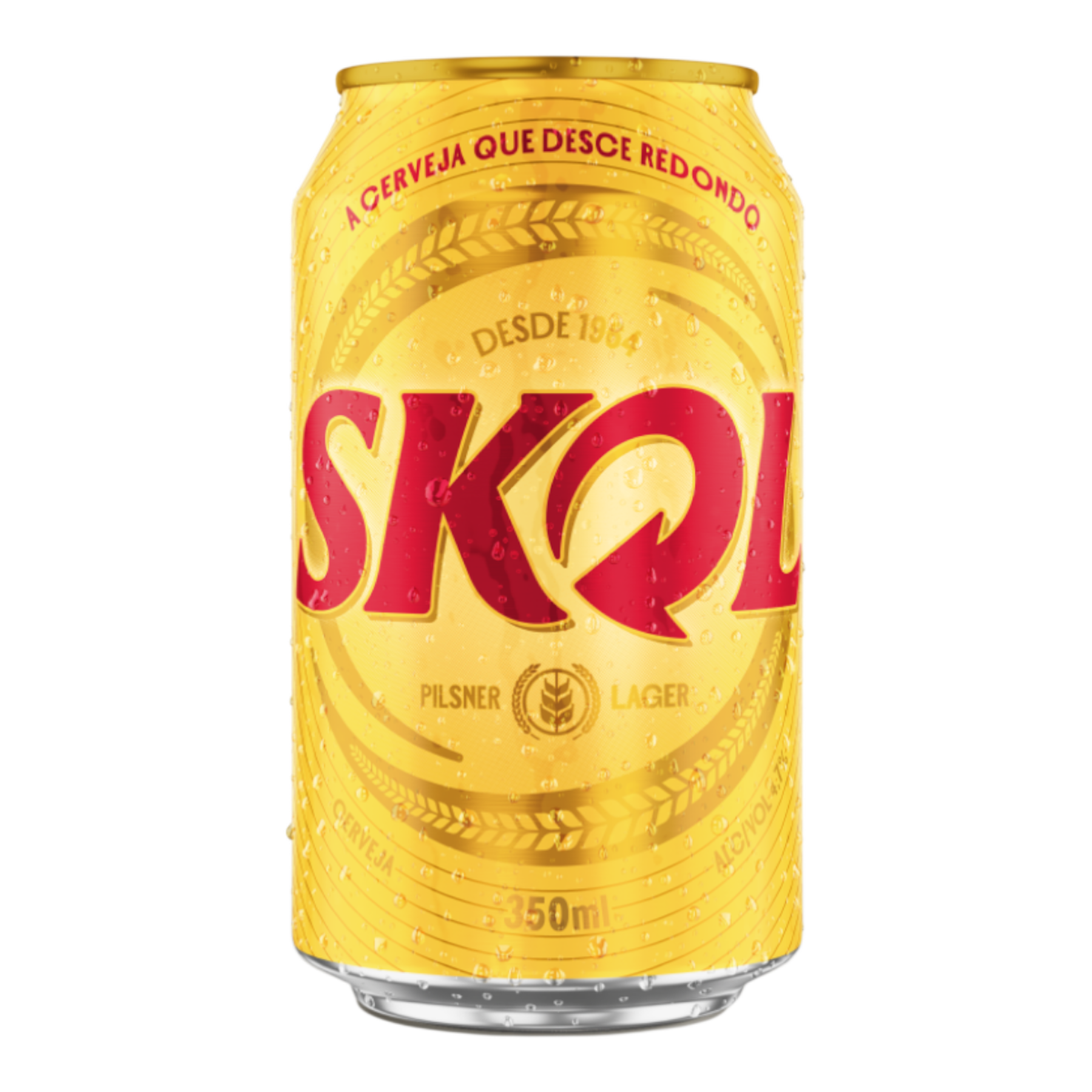 Cerveja Pilsen Skol Lata 350ml