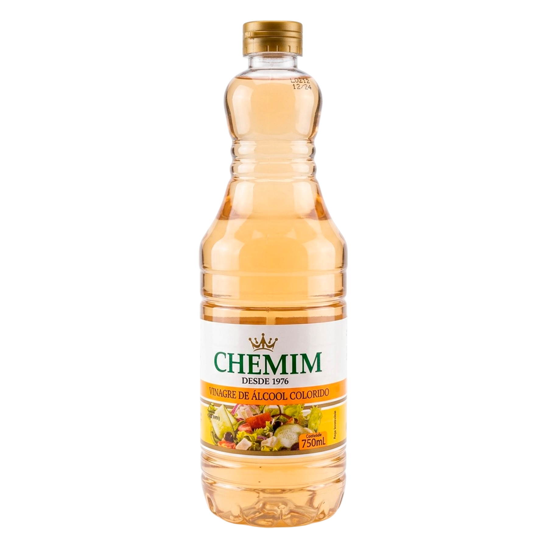 Vinagre de &Aacute;lcool Colorido Chemim 750ml