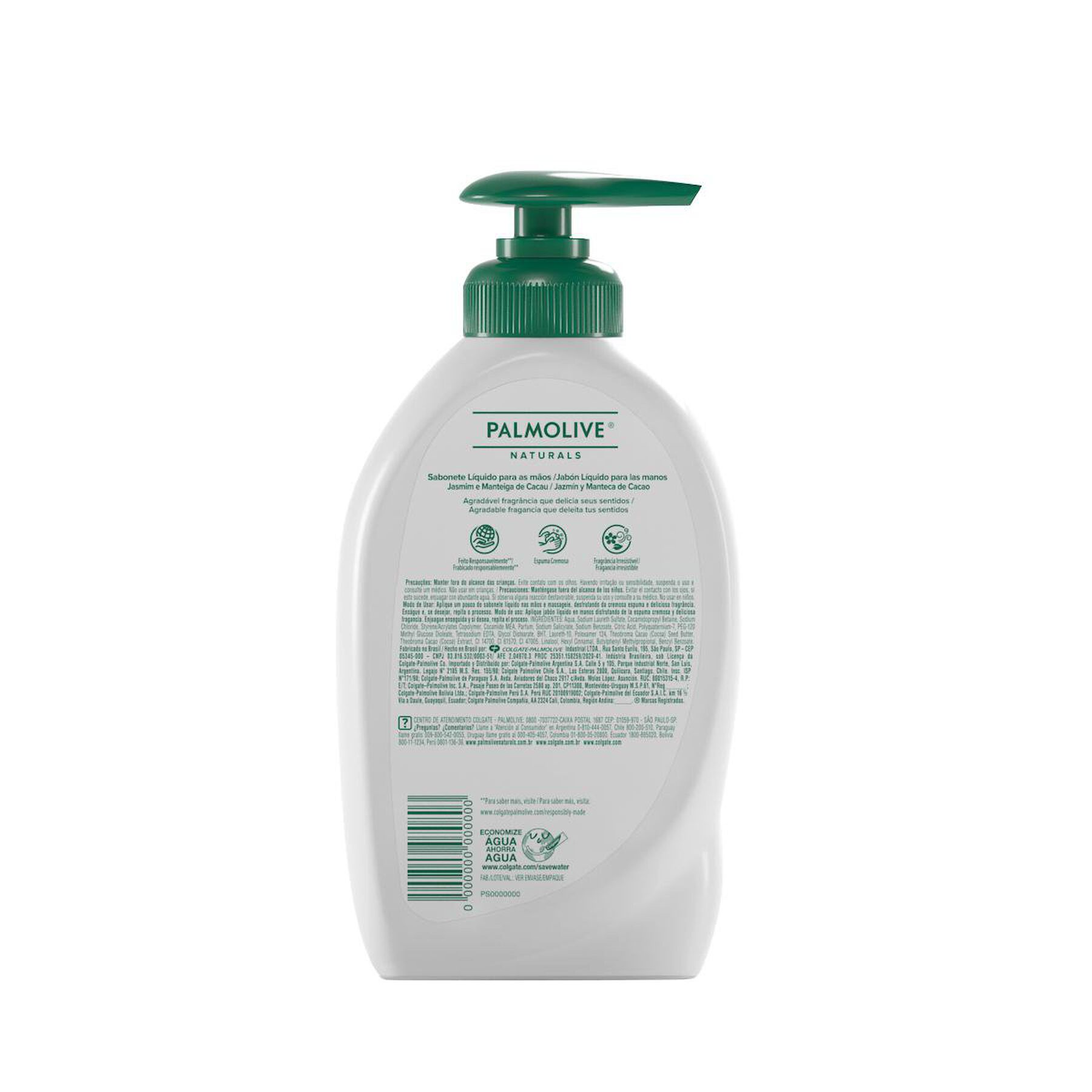 Sabonete L&iacute;quido para as M&atilde;os Suavidade Delicada Palmolive Naturals Frasco 400ml