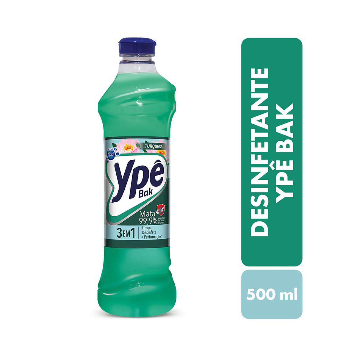 Desinfetante Turquesa Yp&ecirc; Bak Squeeze 500ml