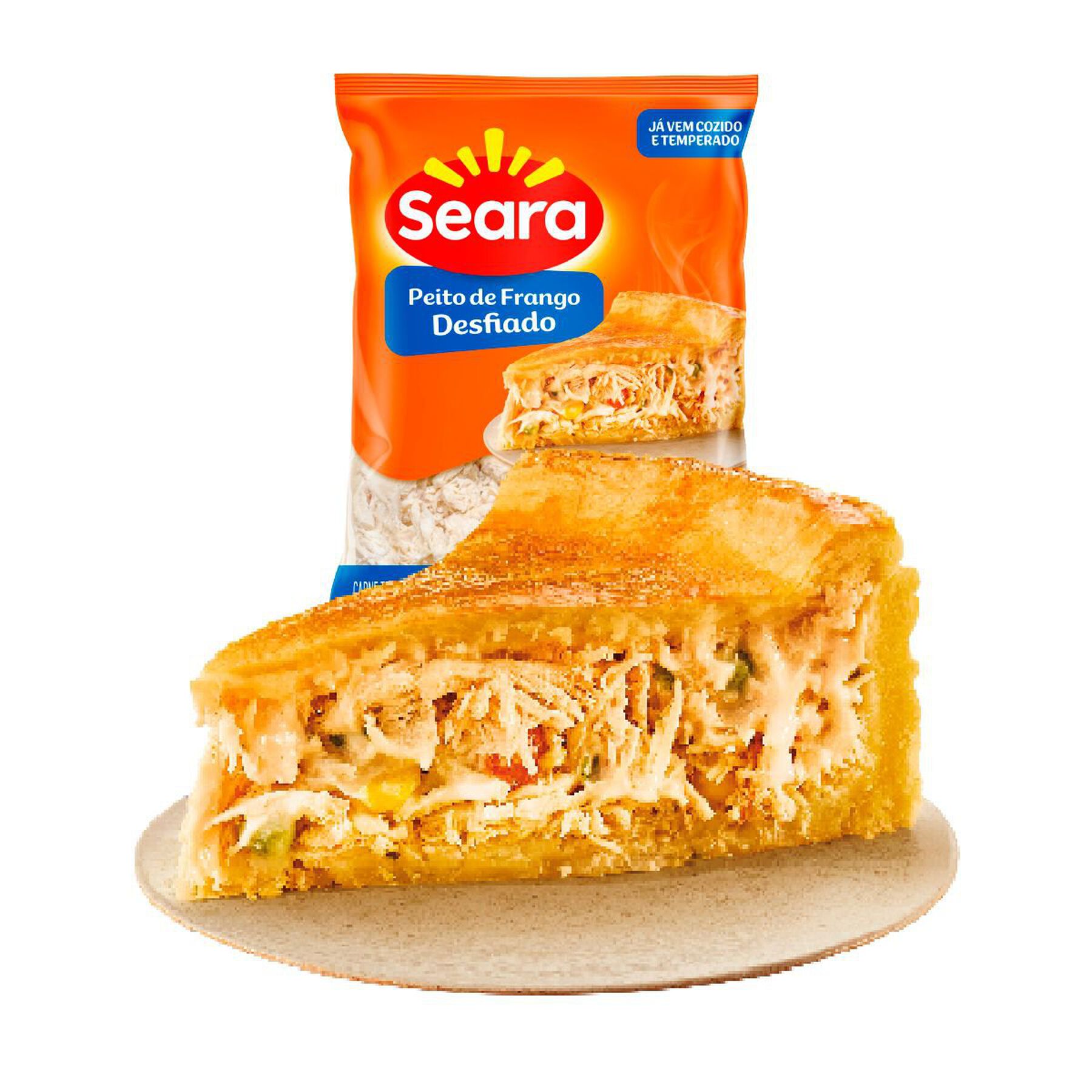 Peito de frango desfiado Seara 400g