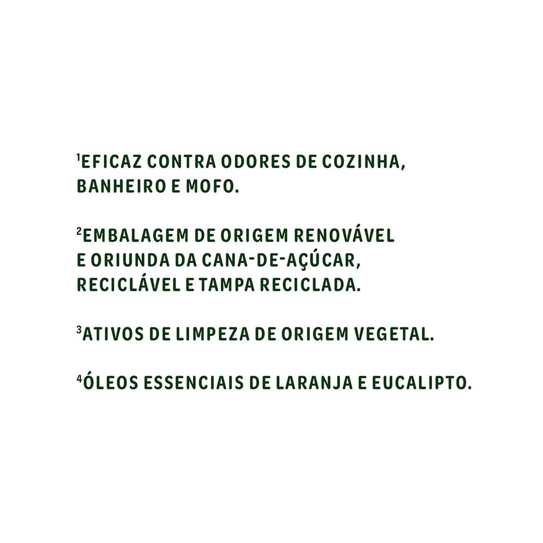 Limpador Multiuso Yp&ecirc; Green Squeeze 500ml