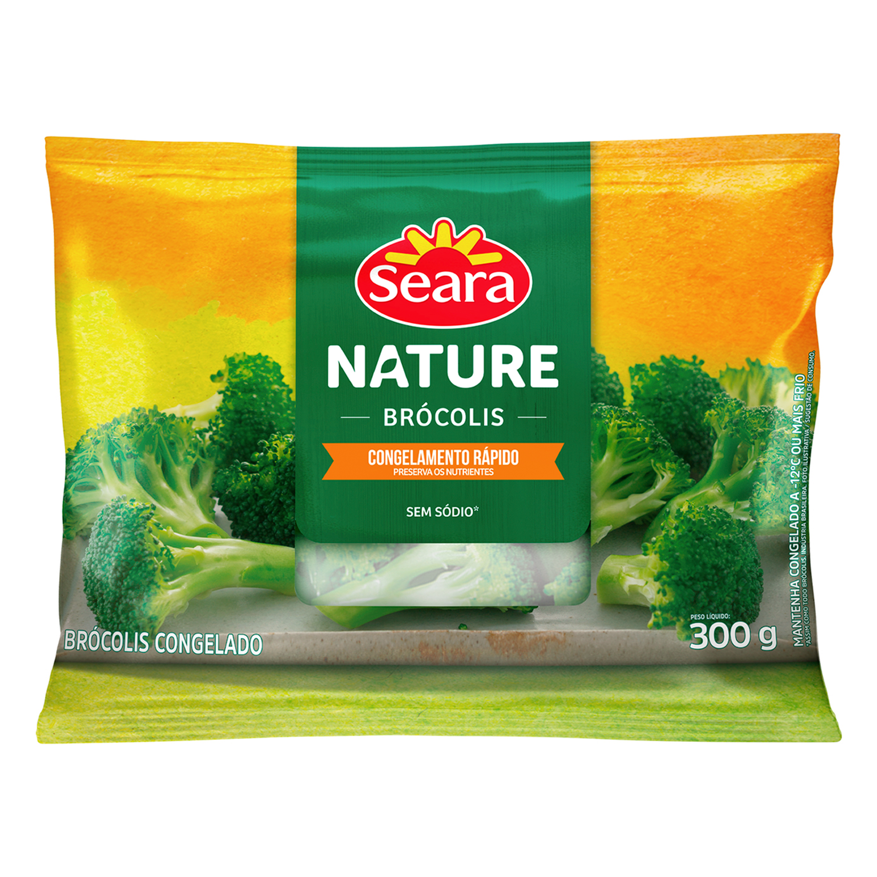 Brócolis Congelado Nature Seara Pacote 300g