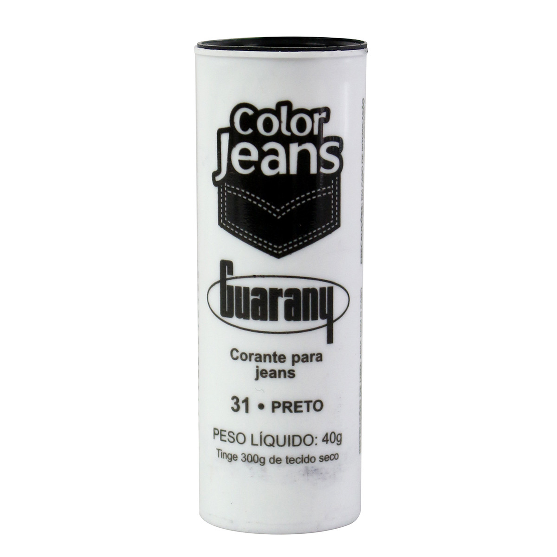 Corante para Jeans Preto Color Jeans Guarany 40g