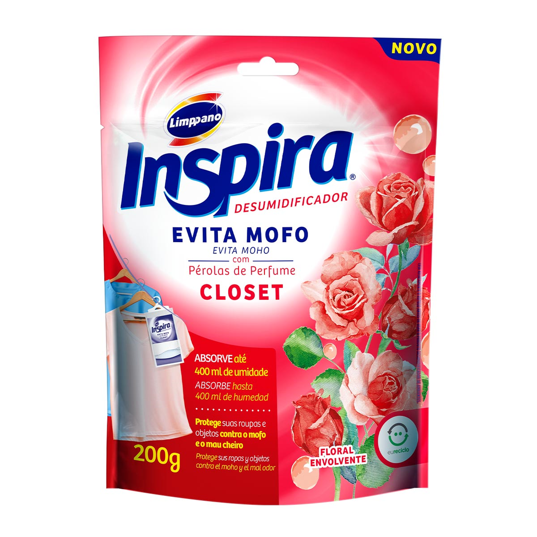 Evita Mofo Closet Floral Envolvente Inspira Air Sach&ecirc; 200g&nbsp;