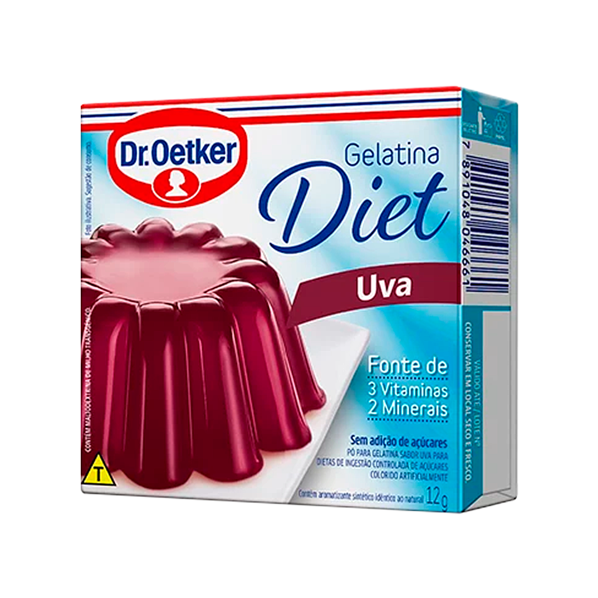 Gelatina Diet de Uva Dr. Oetker 12g