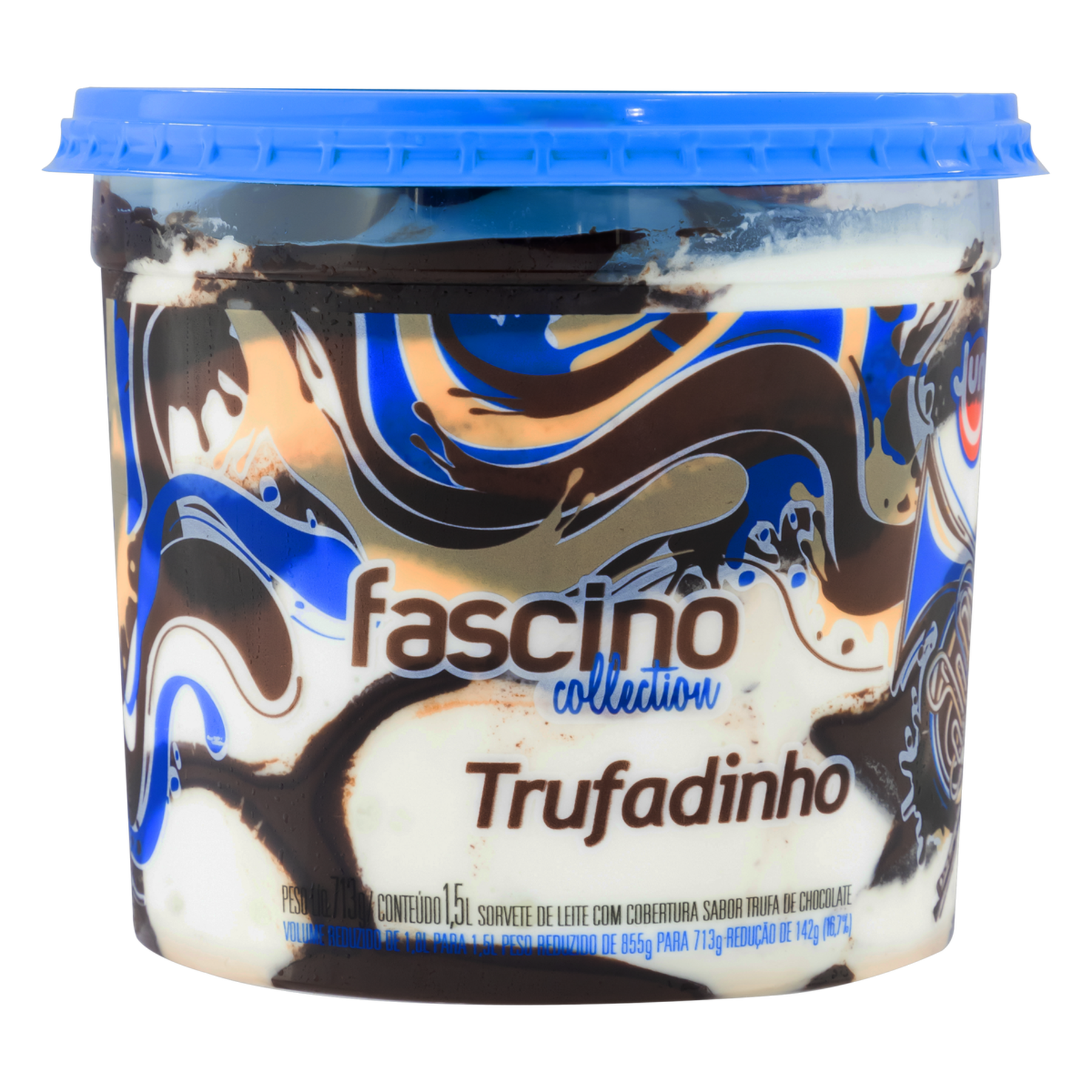 Sorvete Trufadinho Jundiá Fascino Collection Pote 1,5l