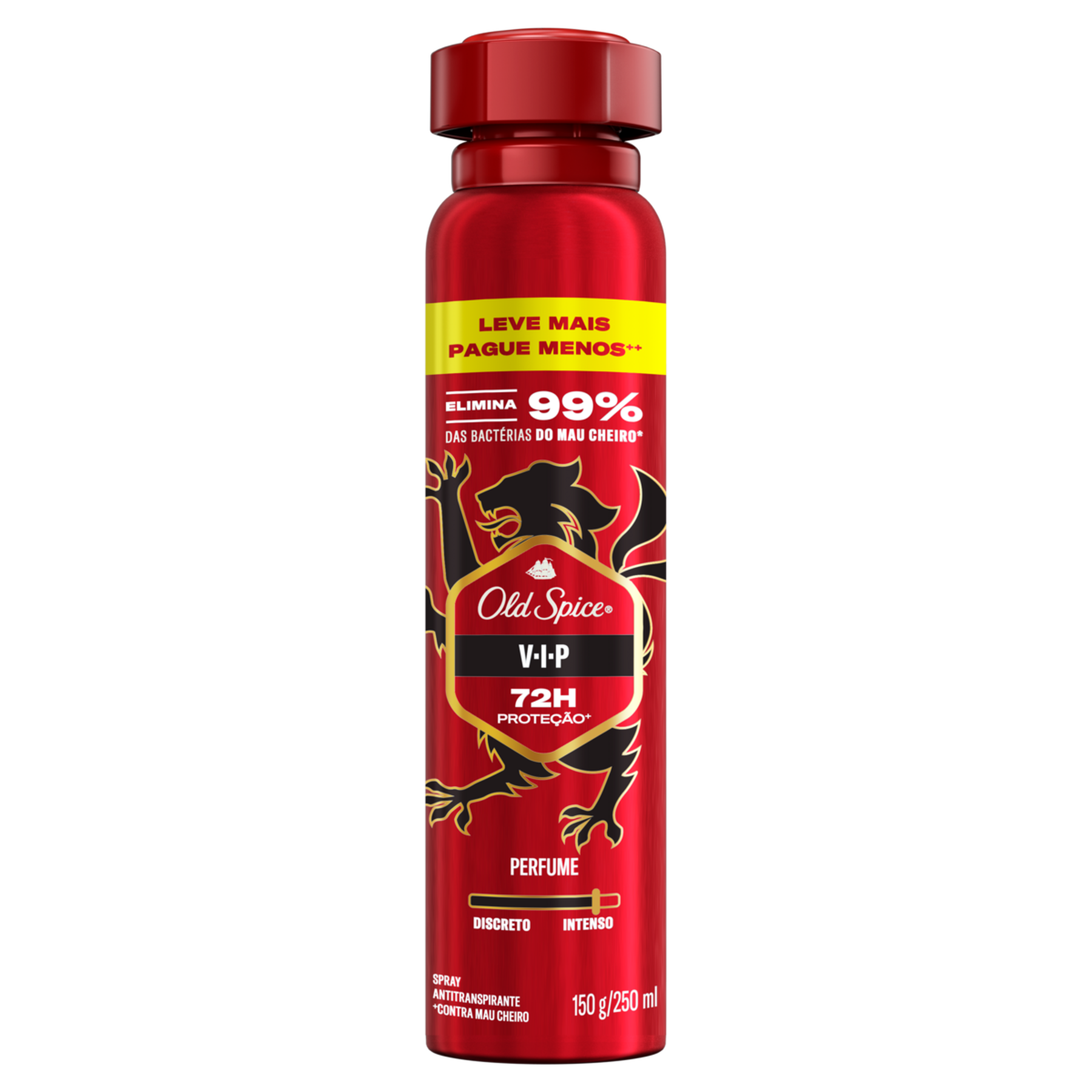 Desodorante Antitranspirante Aerossol Old Spice Vip 250ml