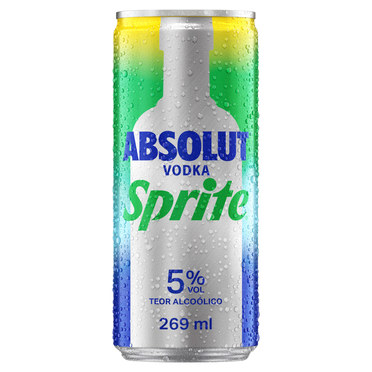 Bebida Mista Alco&oacute;lica Gaseificada Sprite Absolut Vodka Lata 269ml