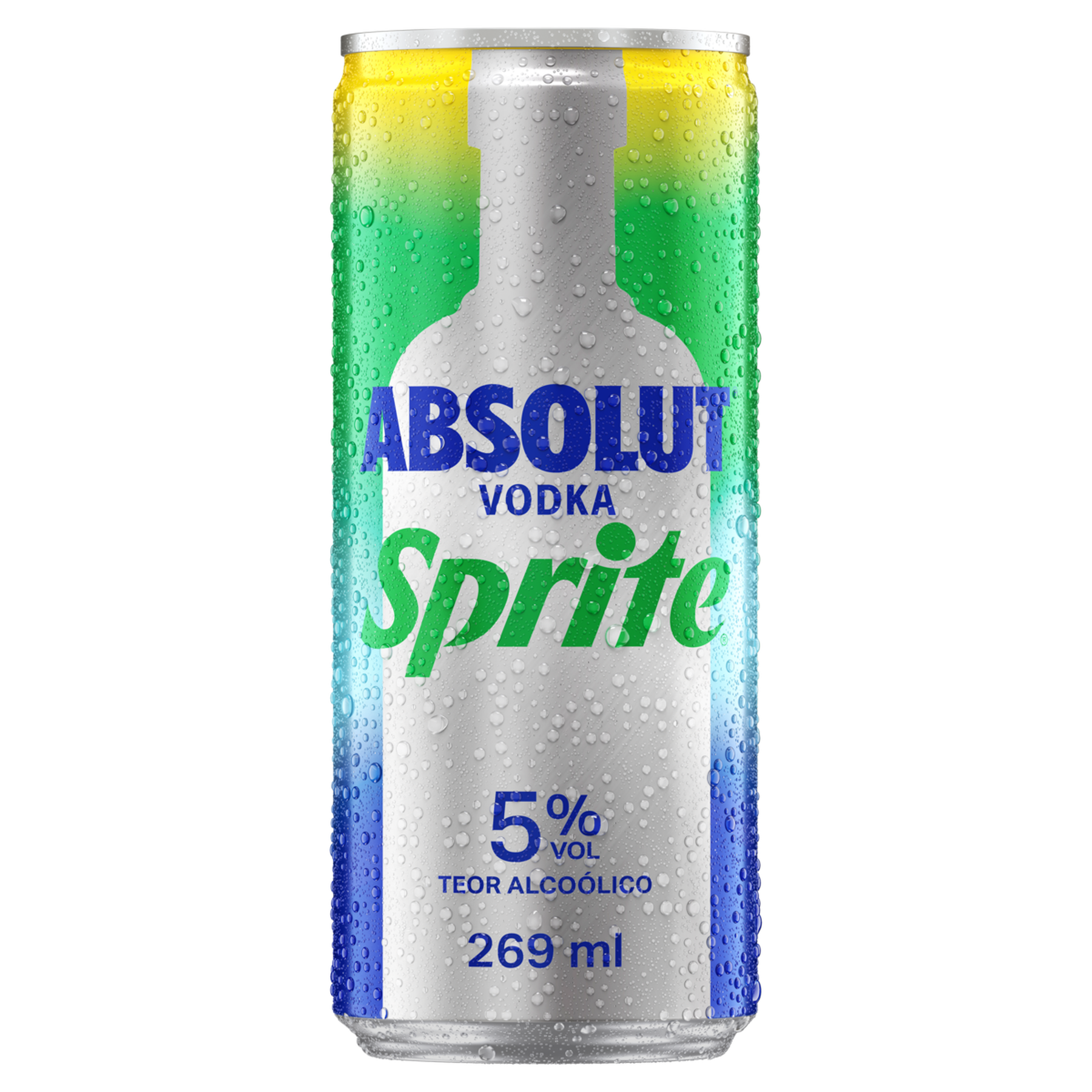 Bebida Mista Alco&oacute;lica Gaseificada Sprite Absolut Vodka Lata 269ml