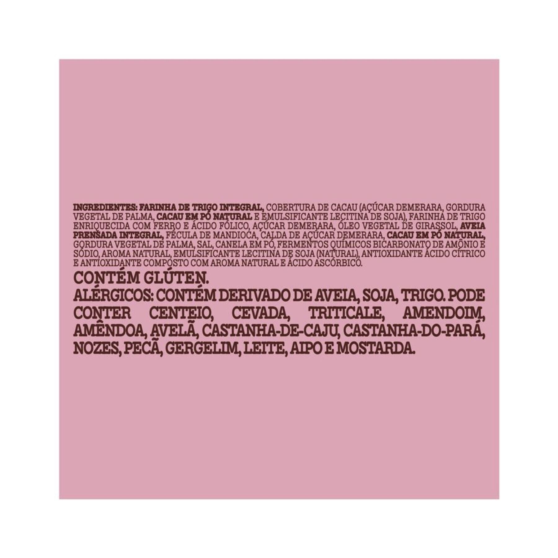 Biscoito Choco Cacau M&atilde;e Terra Pacote 58g&nbsp;