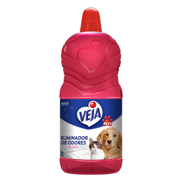Eliminador de Odores Uso Veterinário Floral Veja Pets Frasco 2l