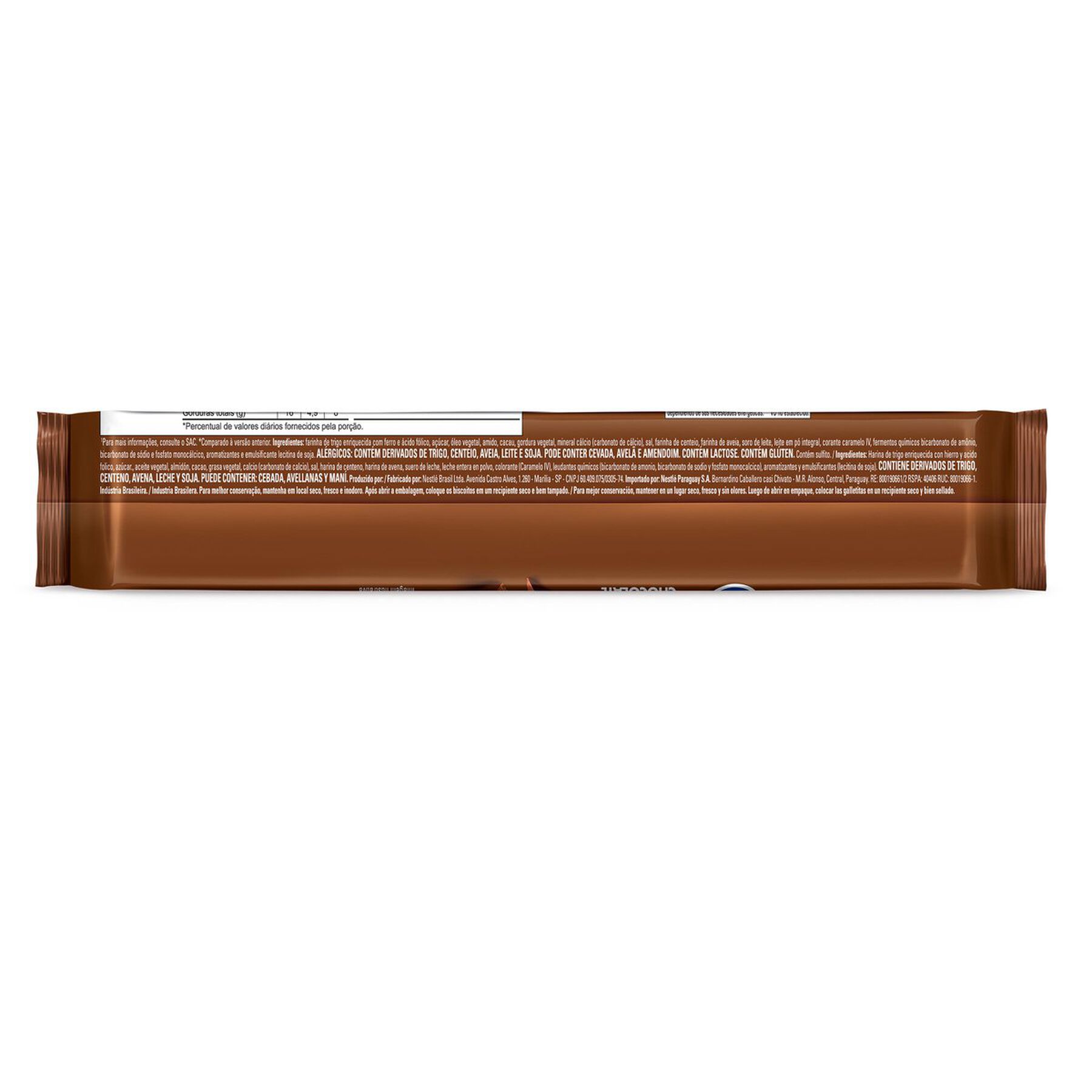 Biscoito Recheio Chocolate Bono Nestlé Pacote 90g