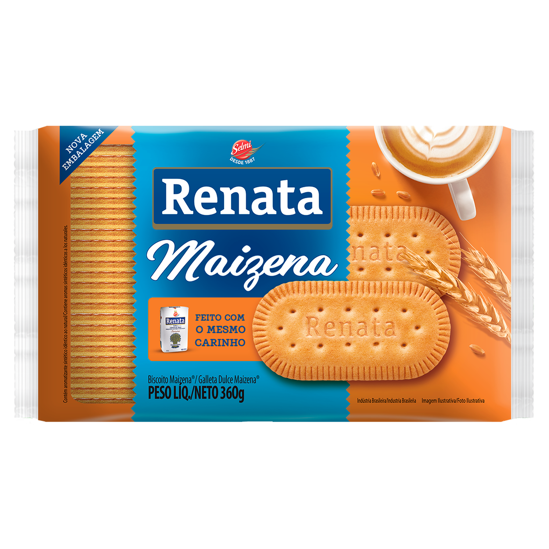 Biscoito Maizena Renata Pacote 360g