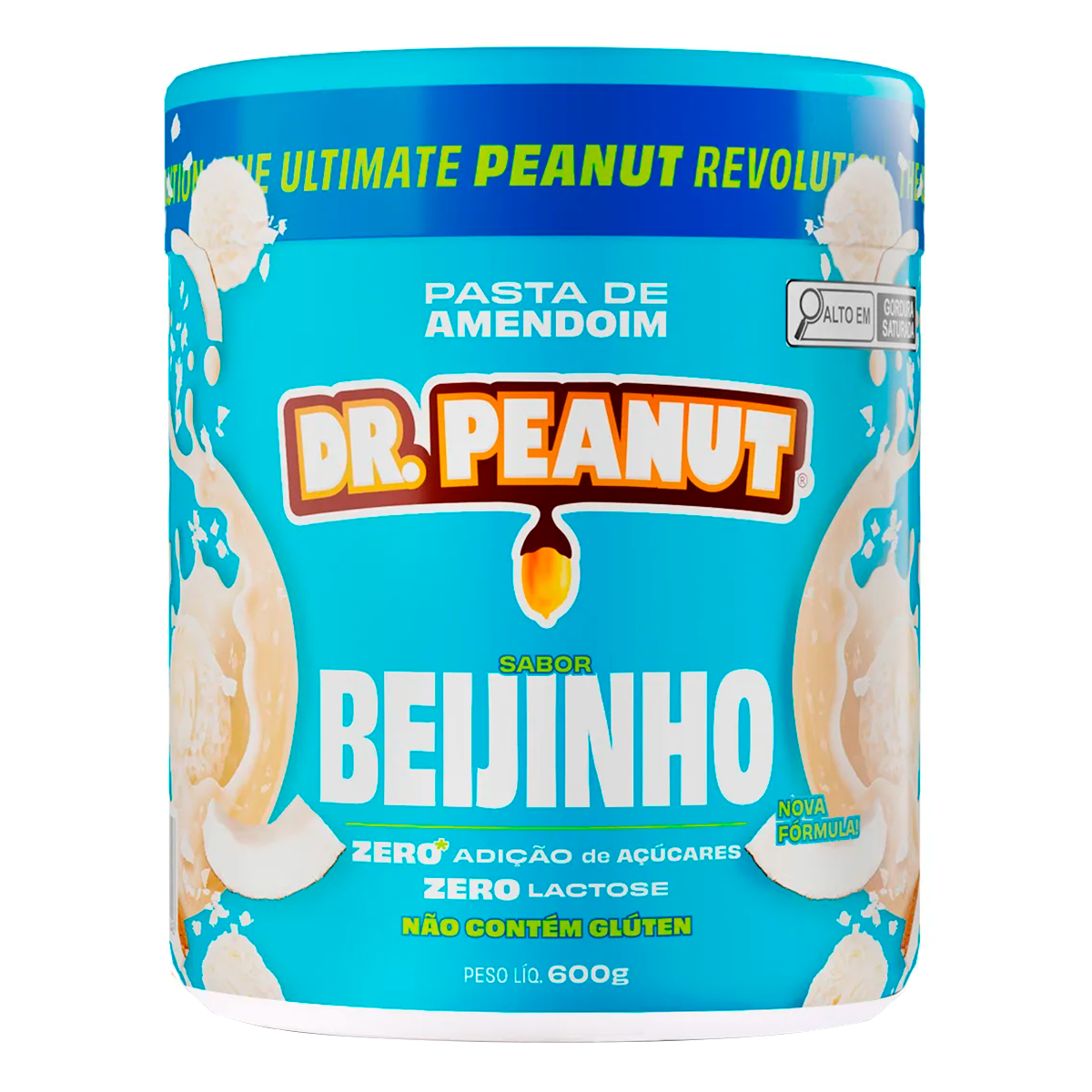 Pasta de Amendoim Beijinho Dr. Peanut Pote 600g