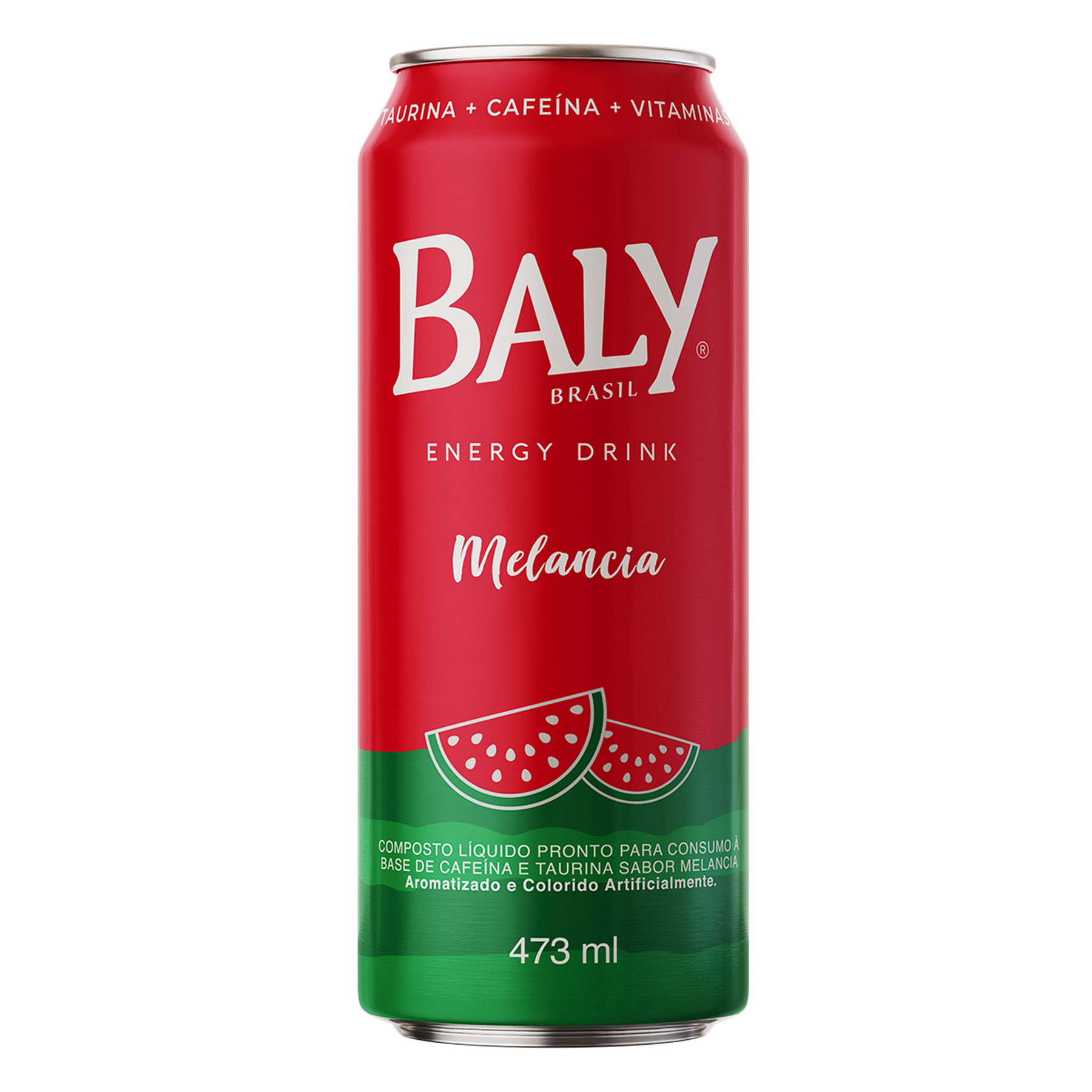 Energético Melancia Baly Brasil Lata 473ml