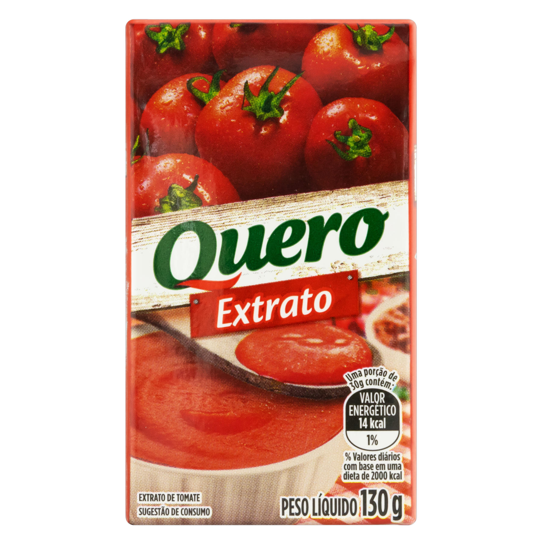 Extrato de Tomate Quero Caixa 130g