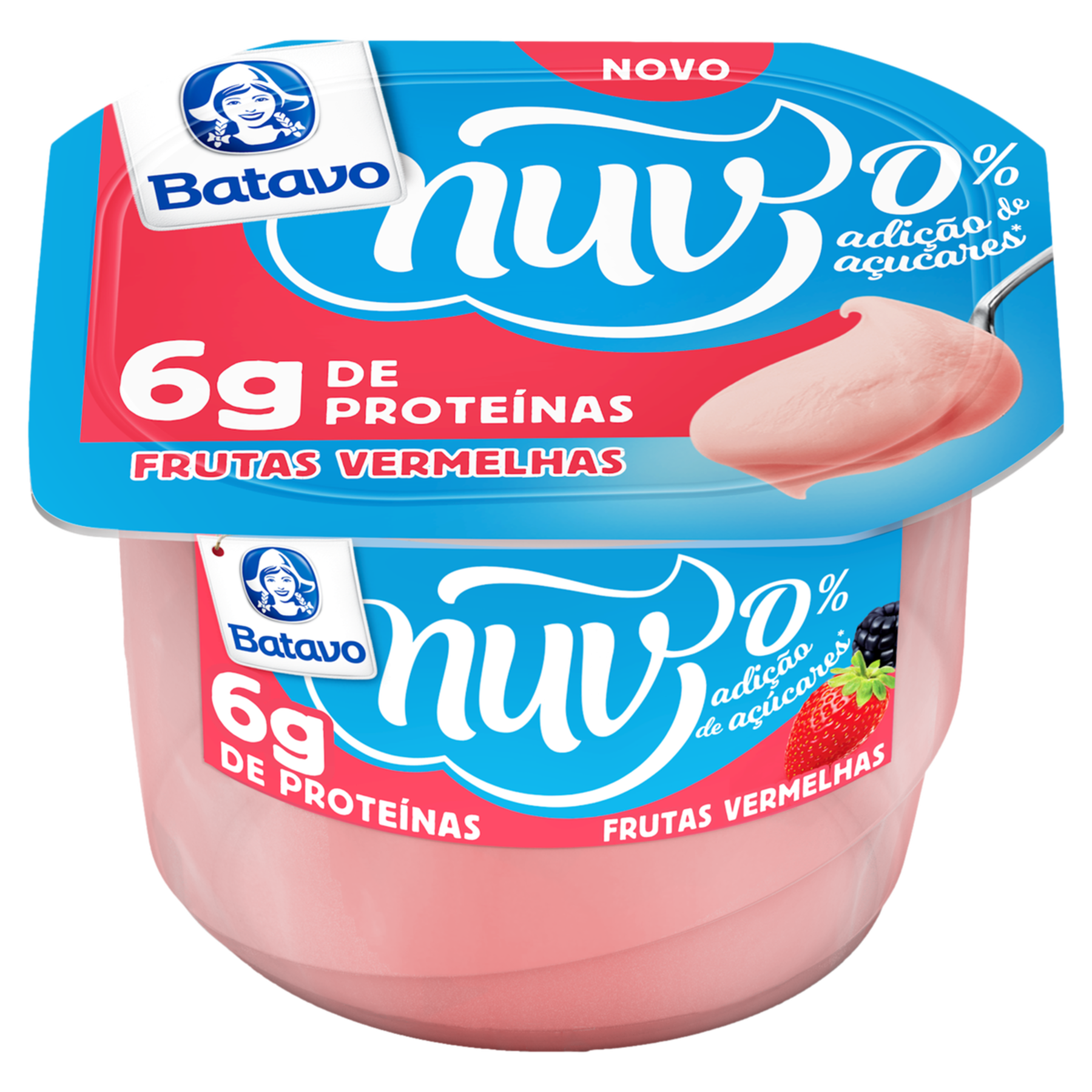 Creme Frutas Vermelhas Batavo Nuv Pote 100g