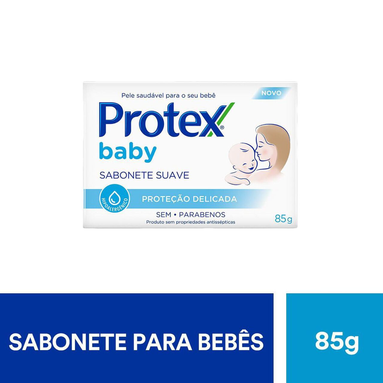 Sabonete em Barra Prote&ccedil;&atilde;o Delicada Protex Baby Caixa 85g
