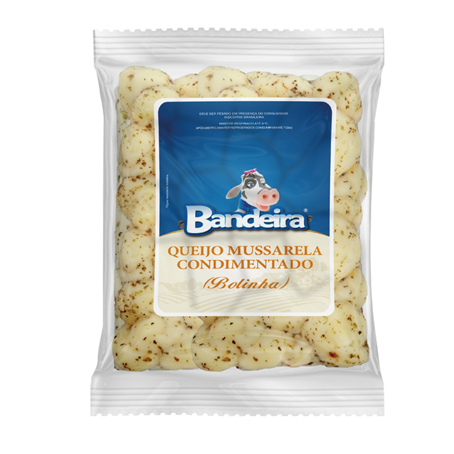 Queijo Mussarela Condimentado Bolinha Bandeira aprox. 380g