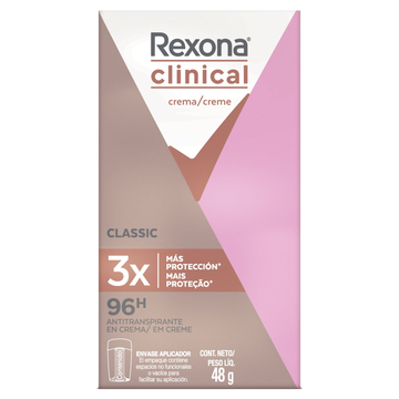 Antitranspirante Creme Rexona Clinical Women 48g