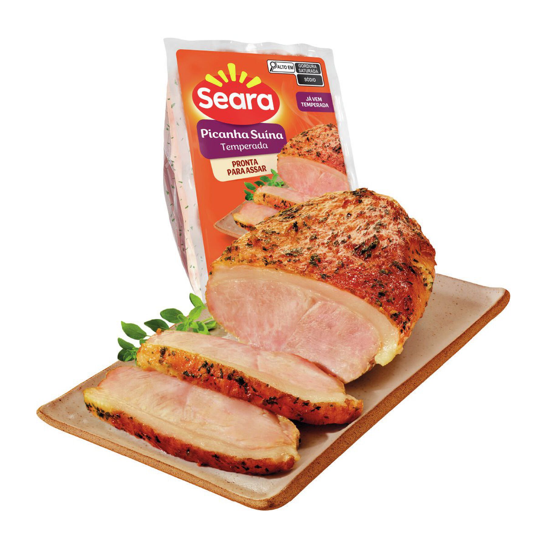 Carne Temperada Picanha Suína Seara aprox. 800g