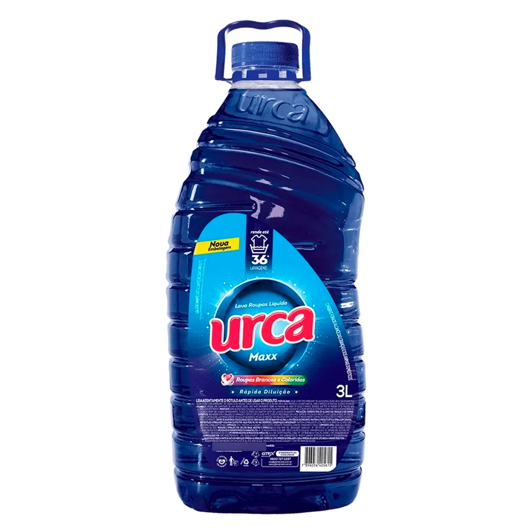 Lava Roupas L&iacute;quido Urca Maxx Gal&atilde;o 3l