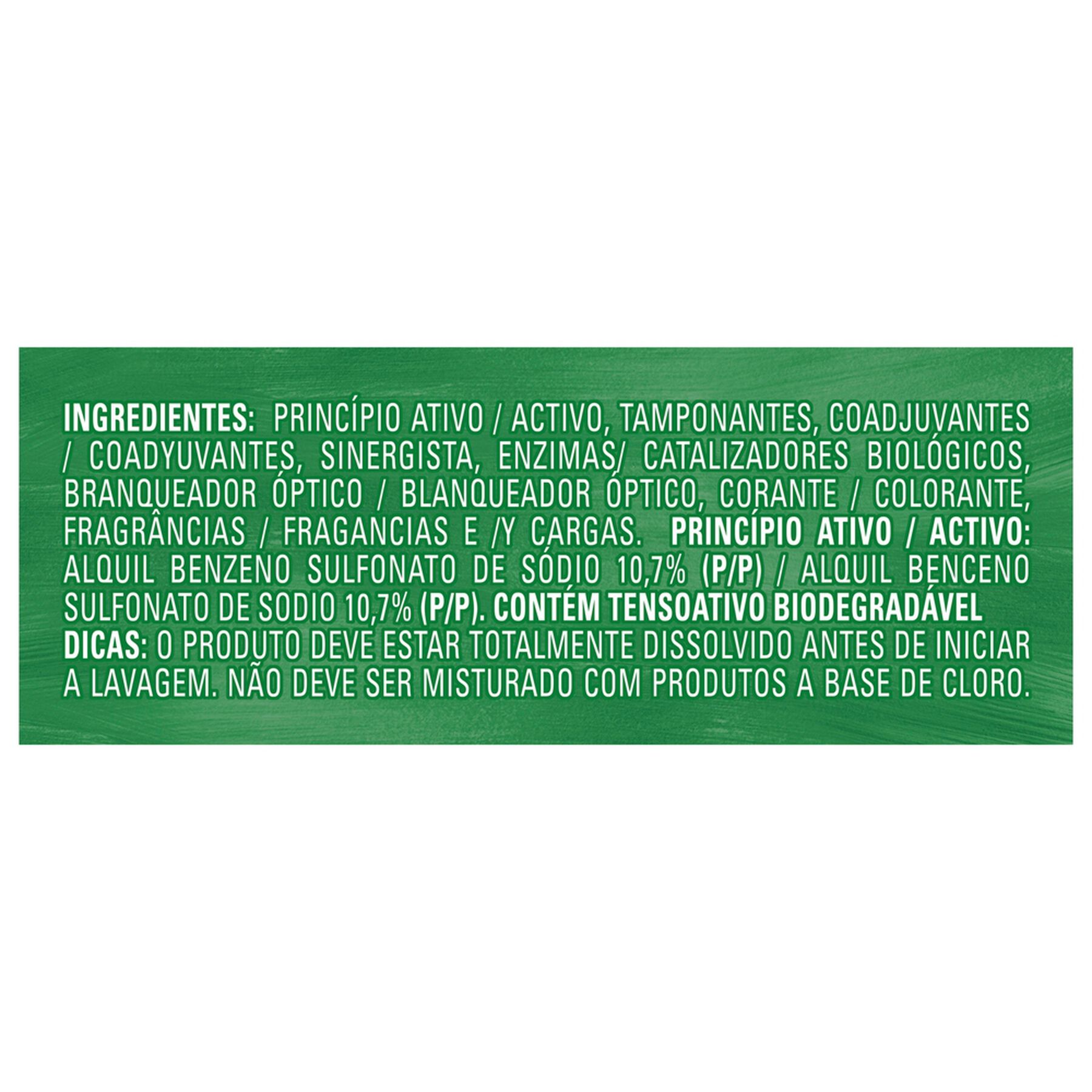 Lava Roupas em P&oacute; Lavagem Perfeita Omo Sanitiza e Higieniza Caixa 800g&nbsp;&nbsp;&nbsp;