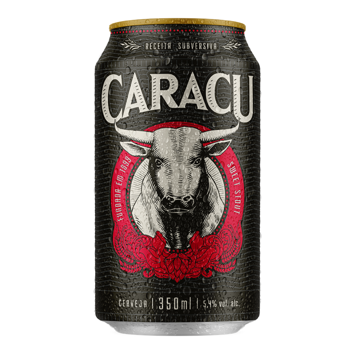 Cerveja Escura Caracu Lata 350ml