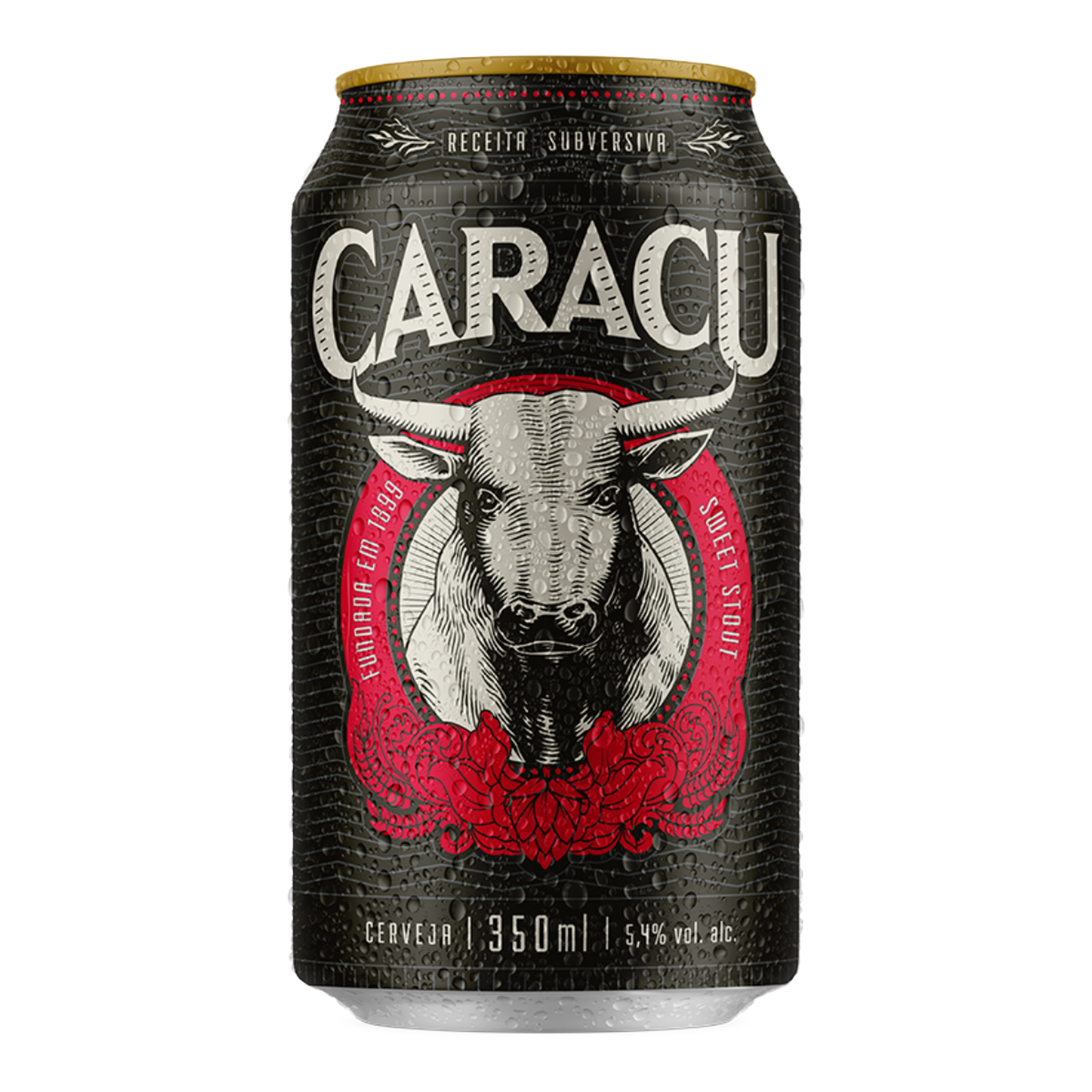 Cerveja Escura Caracu Lata 350ml