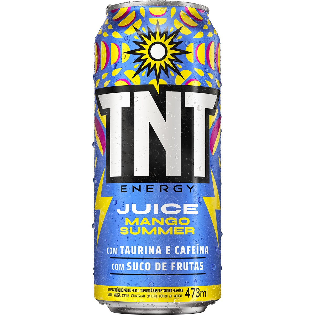 Energ&eacute;tico Juice Mango Summer TNT Lata 473ml