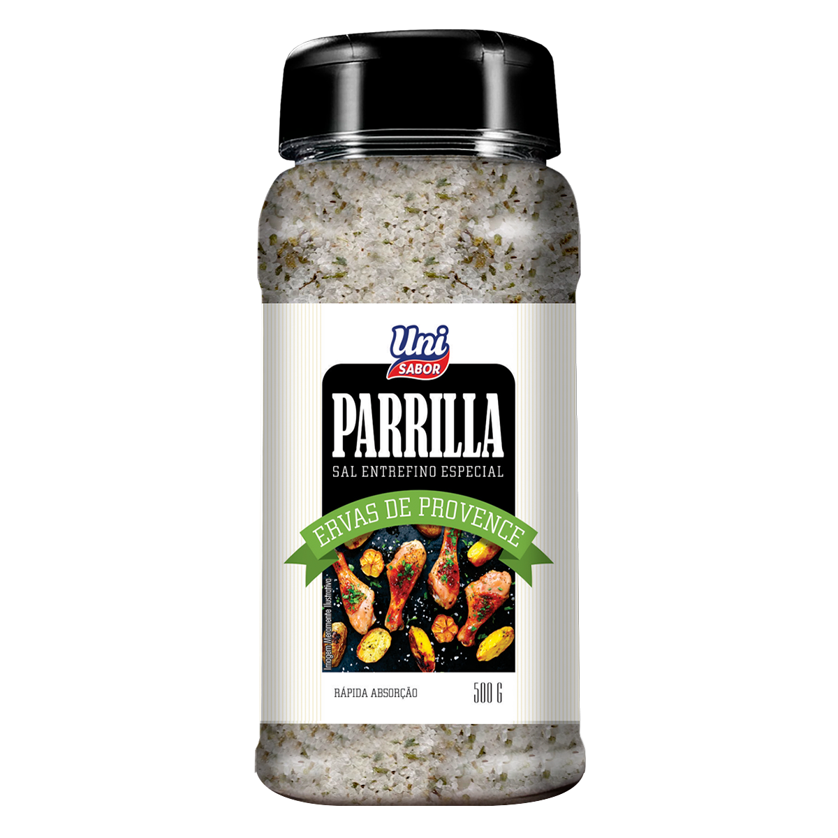 Sal Entrefino Especial Parrilla Ervas de Provence Uni Sabor 500g