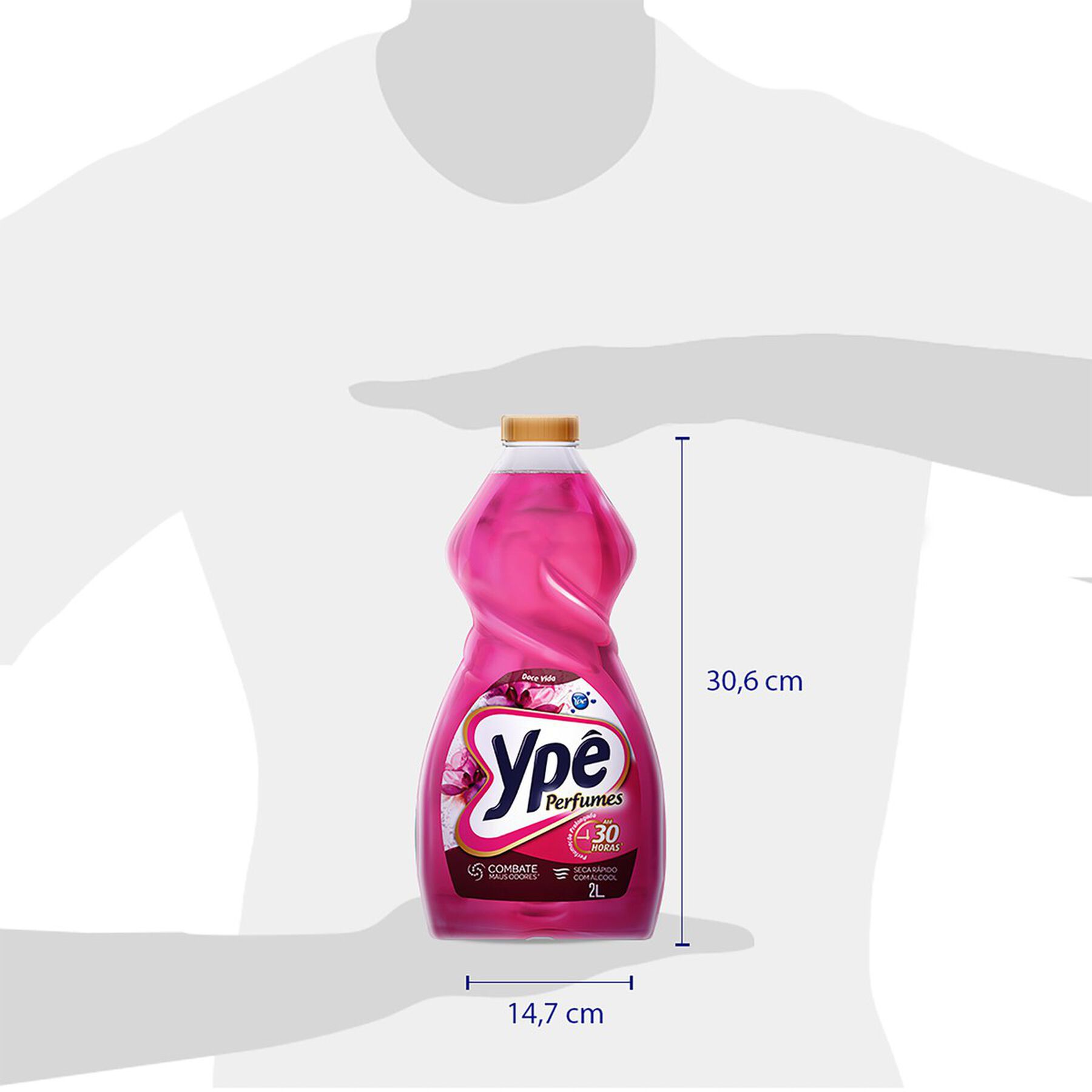 Limpador Perfumado Doce Vida Yp&ecirc; Premium Frasco 2l