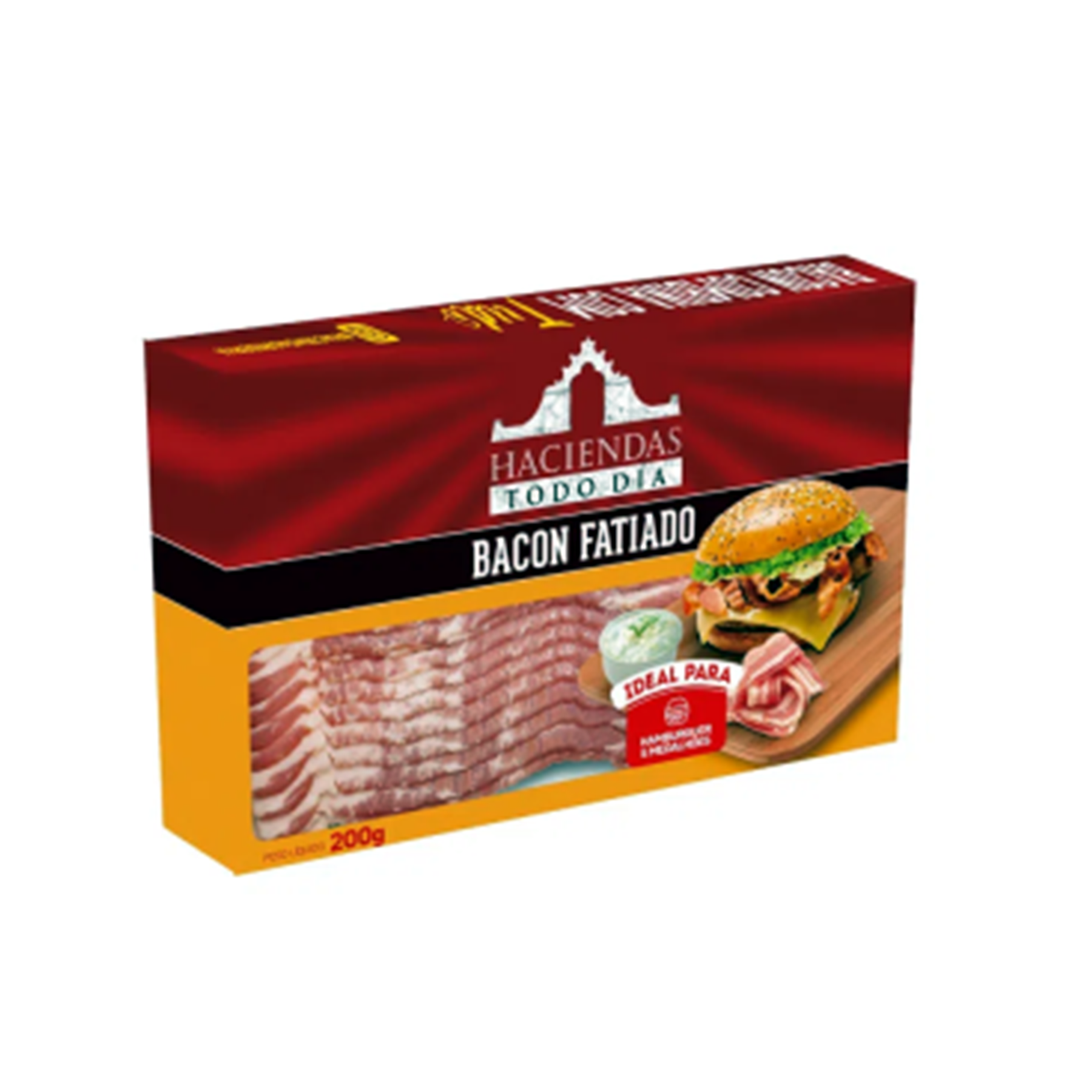 Bacon Fatiado Haciendas 200g