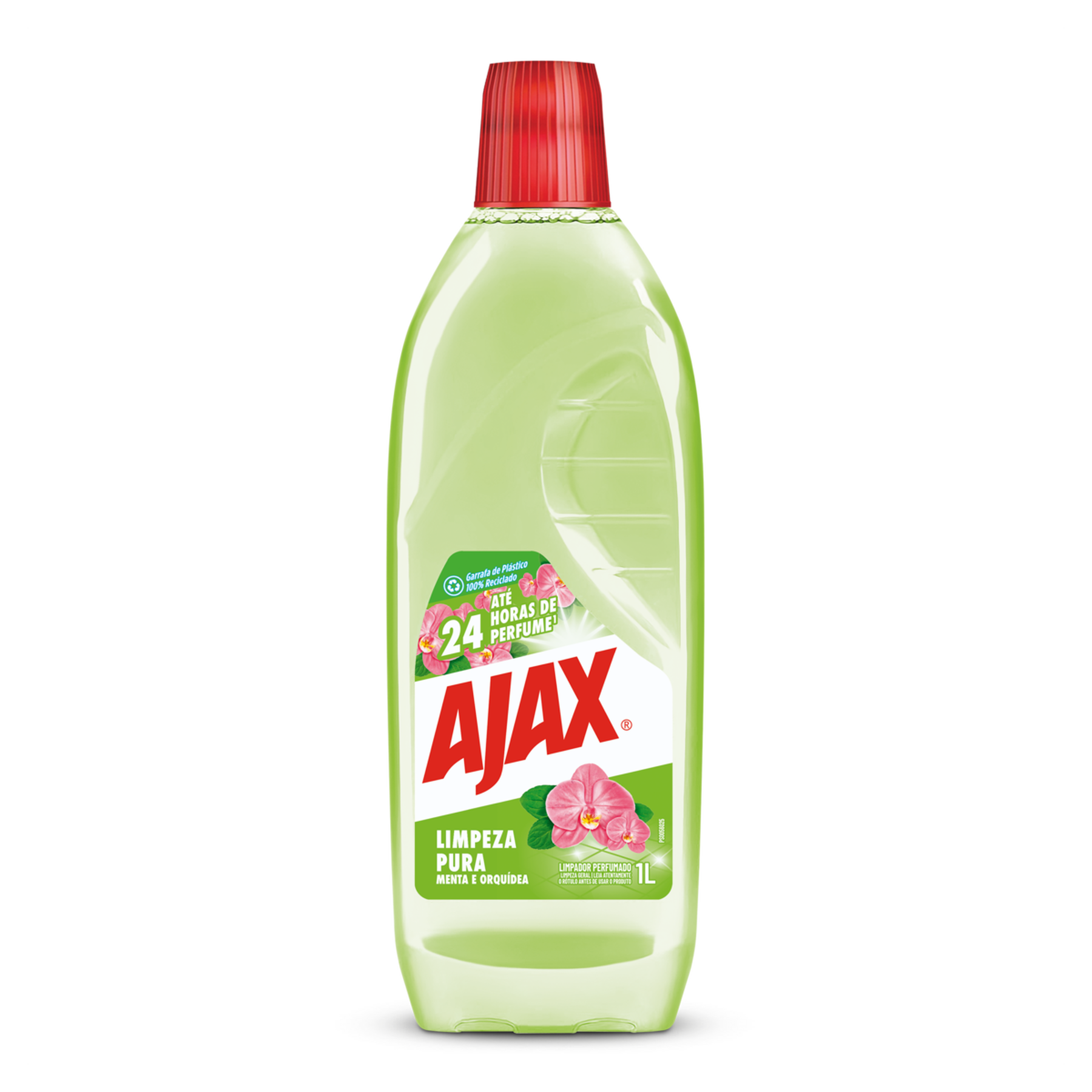 Limpador Perfumado Menta e Orqu&iacute;dea Ajax Limpeza Pura Frasco 1l