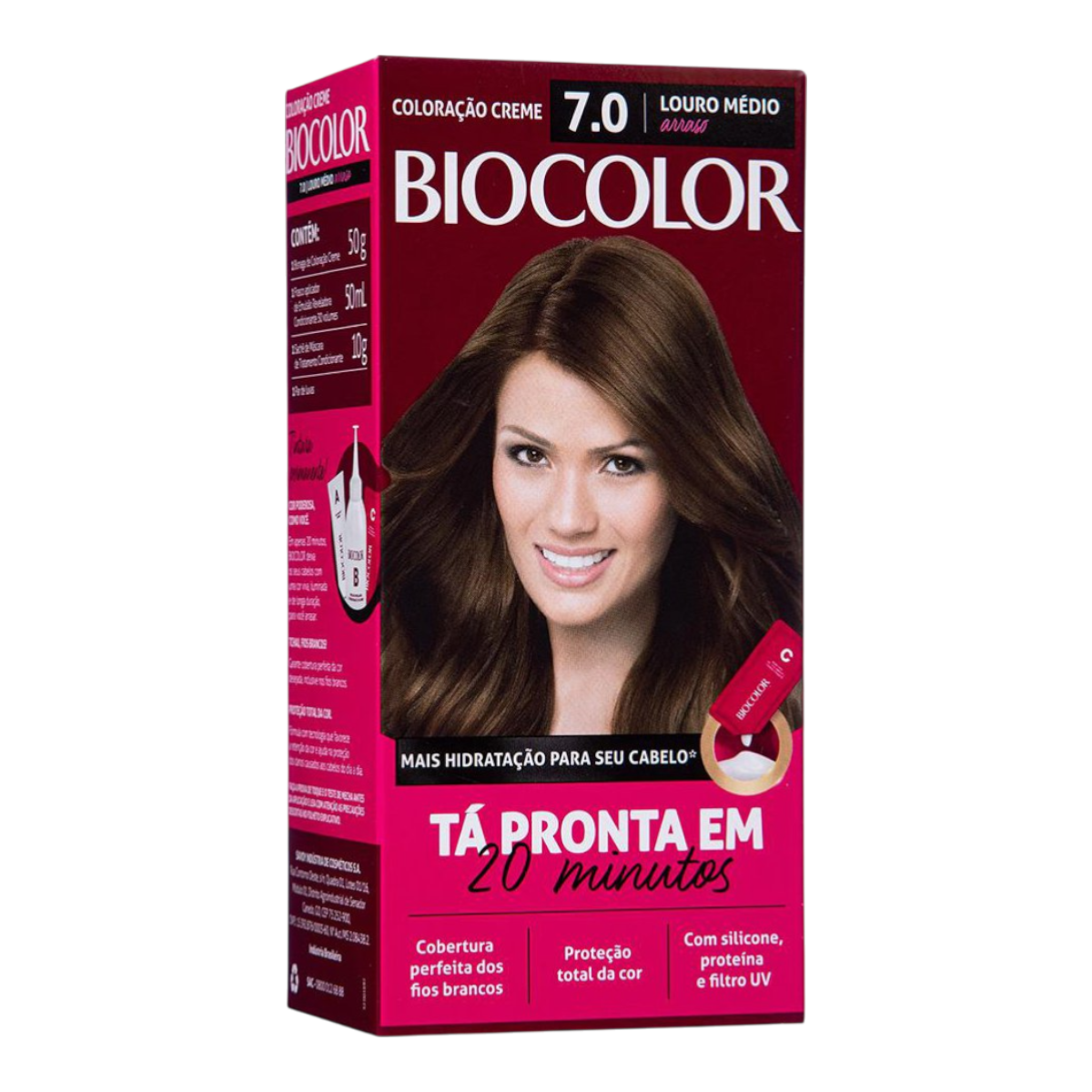 Tintura para Cabelo Louro M&eacute;dio 7.0 Biocolor
