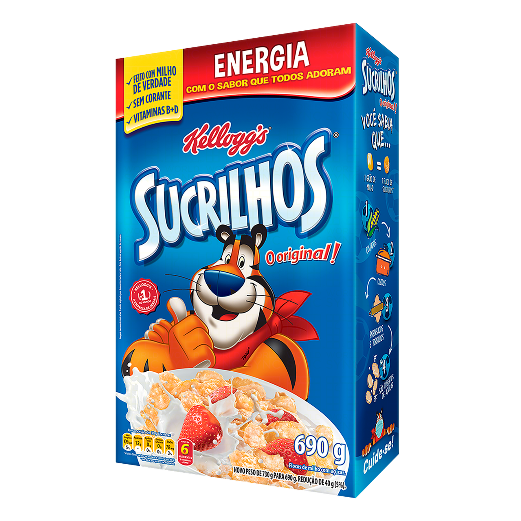 Cereal Matinal Original Kellogg's Sucrilhos Caixa 690g