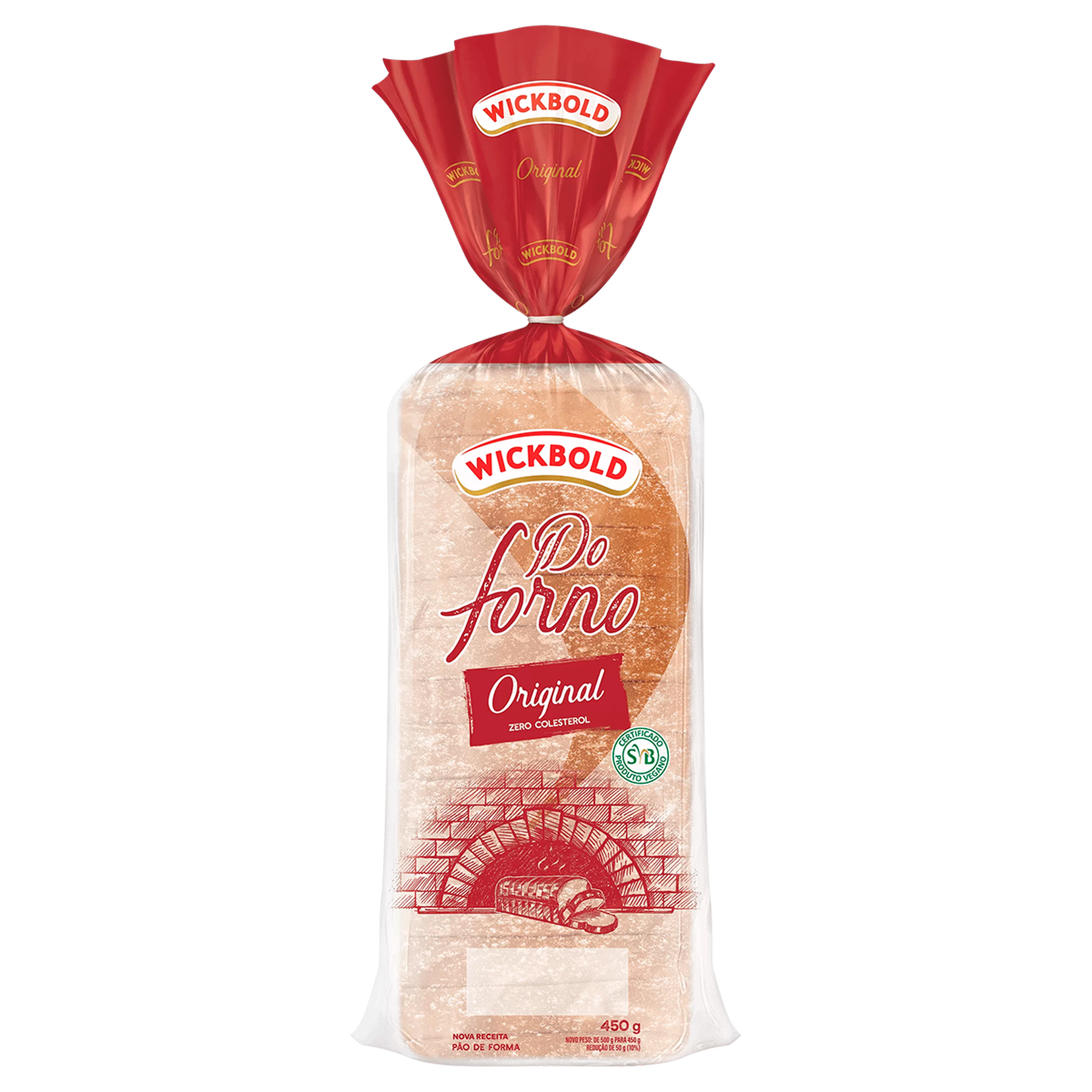Pão de Forma Original Wickbold Do Forno Pacote 450g