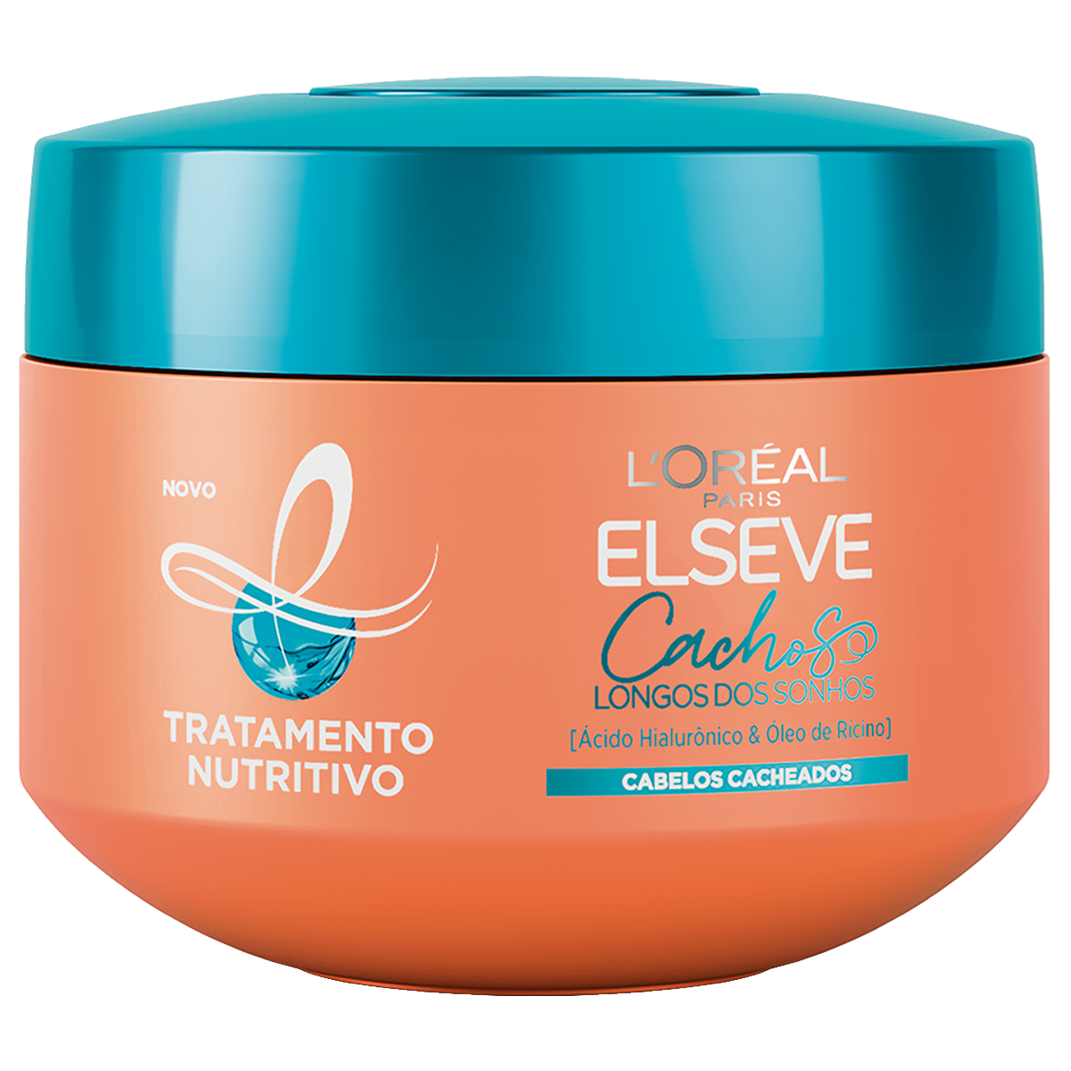 Creme de Tratamento Nutritivo Cachos Longos dos Sonhos Elseve L'Or&eacute;al Paris Pote 300g