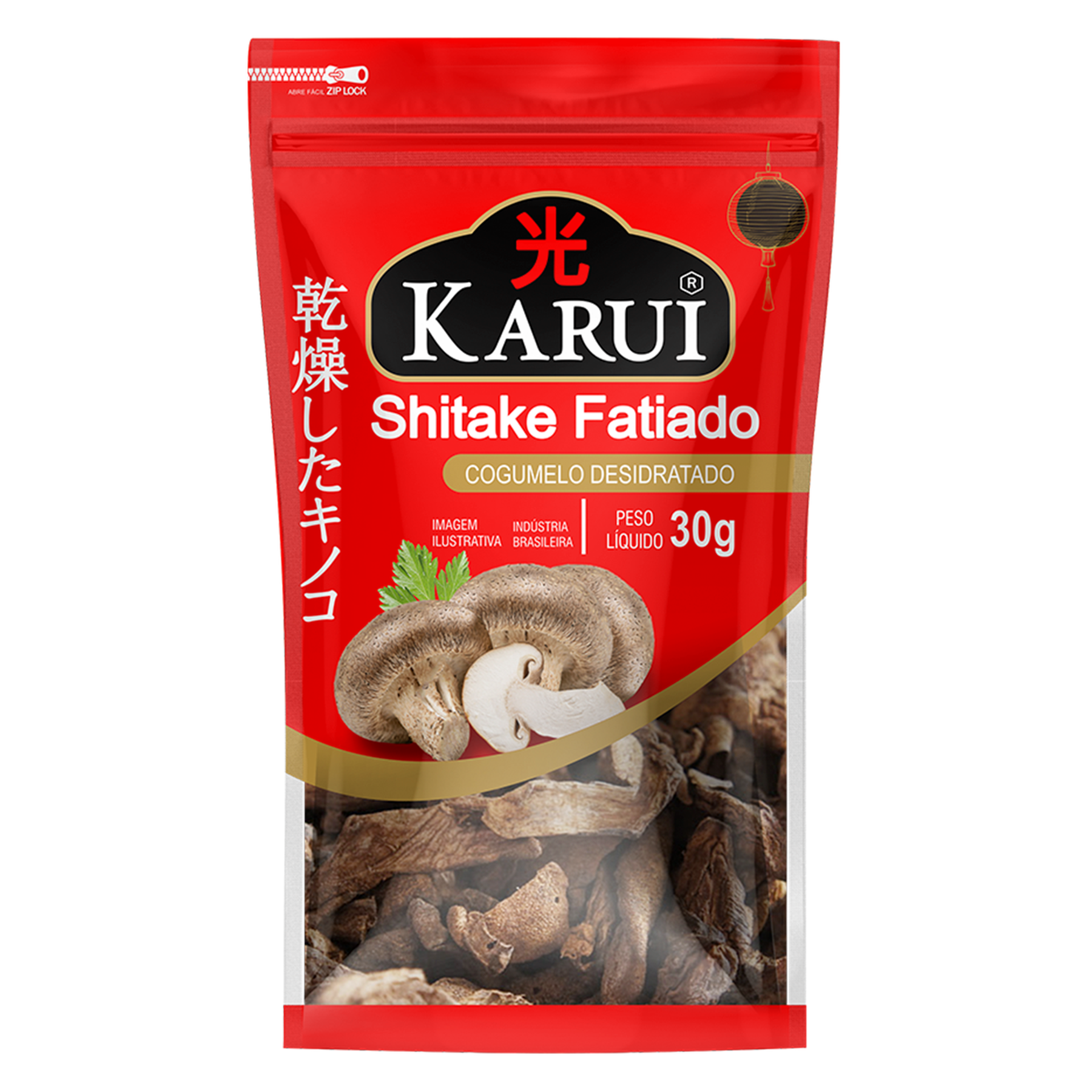 Cogumelo Shitake Fatiado Karui Zip Lock 30g