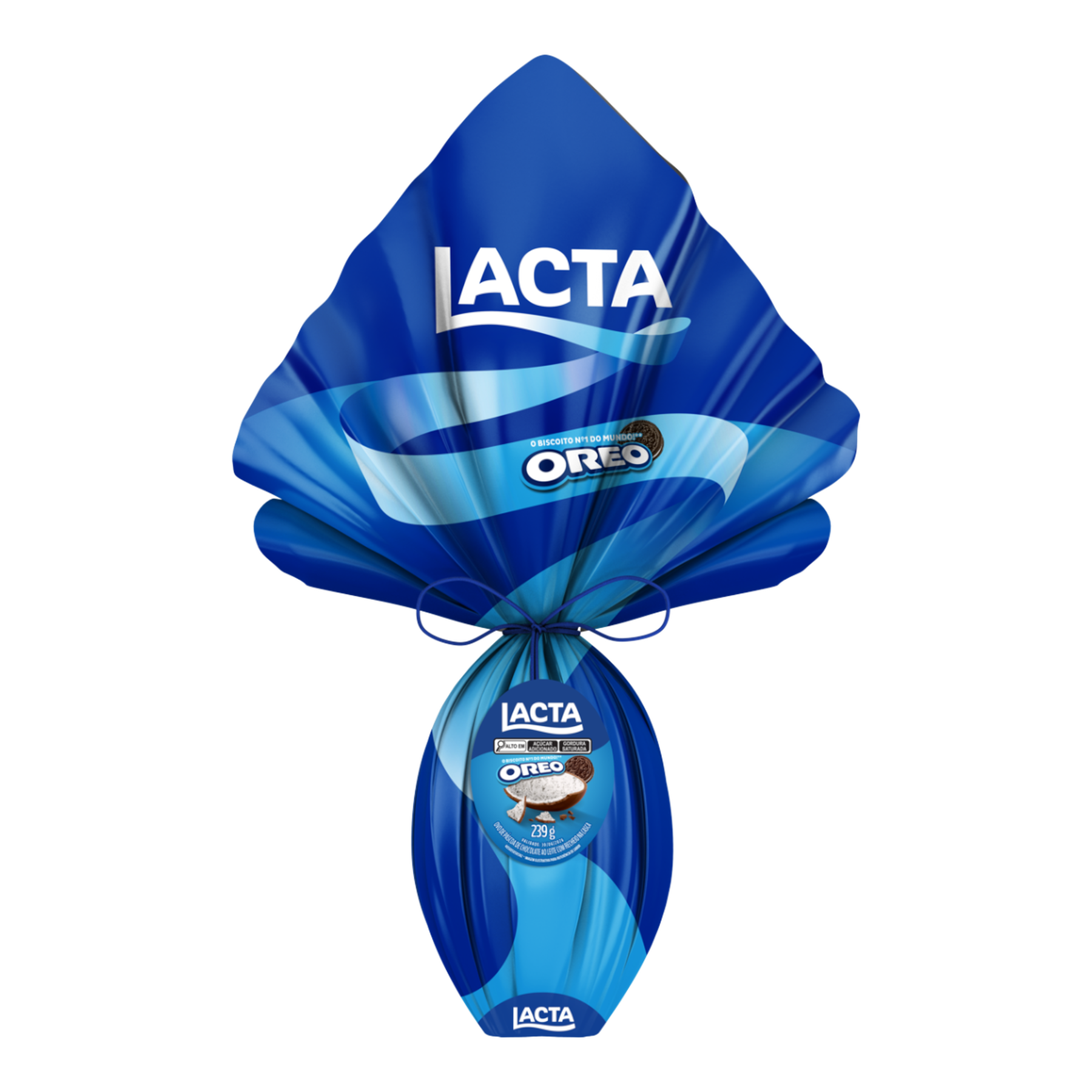 Ovo de P&aacute;scoa ao Leite Oreo Lacta 239g