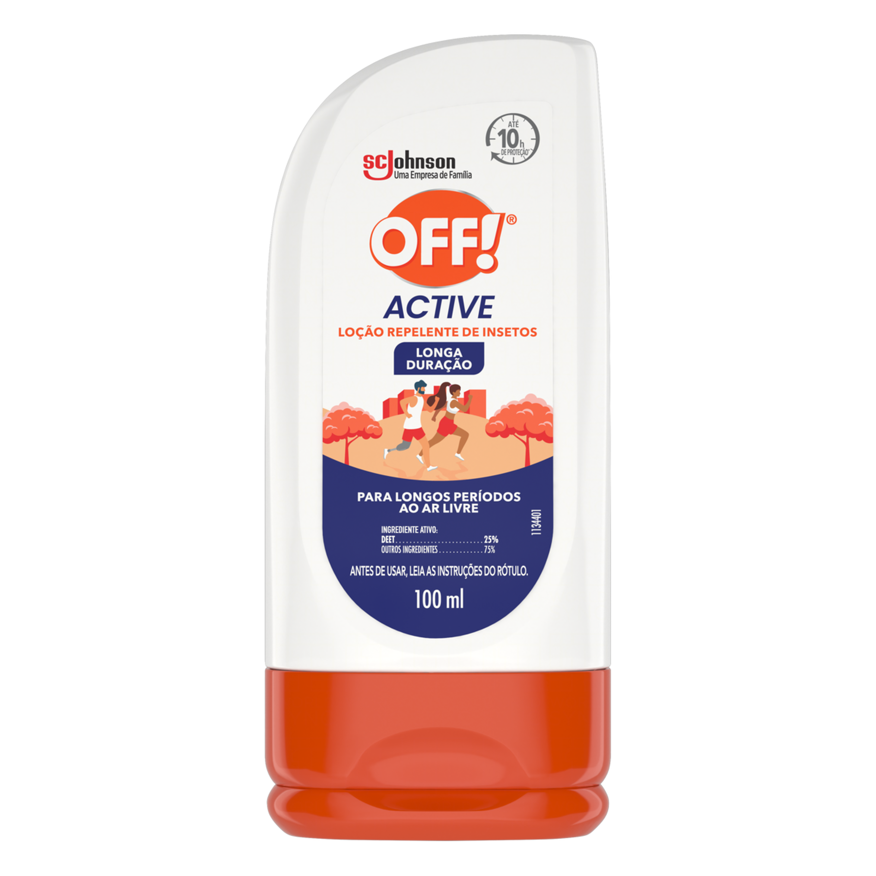 Repelente Loção Off! Active Squeeze 100ml