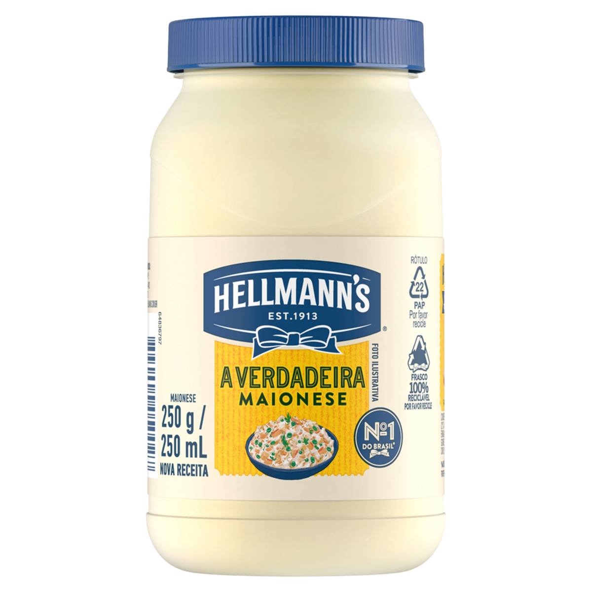 Maionese Tradicional Hellmann's Pote 250g